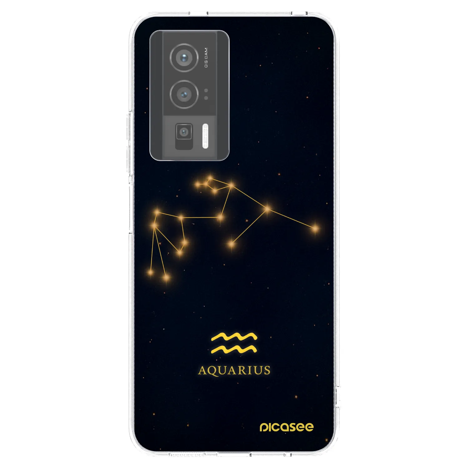 Picasee silikonska prozirna maskica za Xiaomi Poco F5 Pro 5G - AQUARIUS