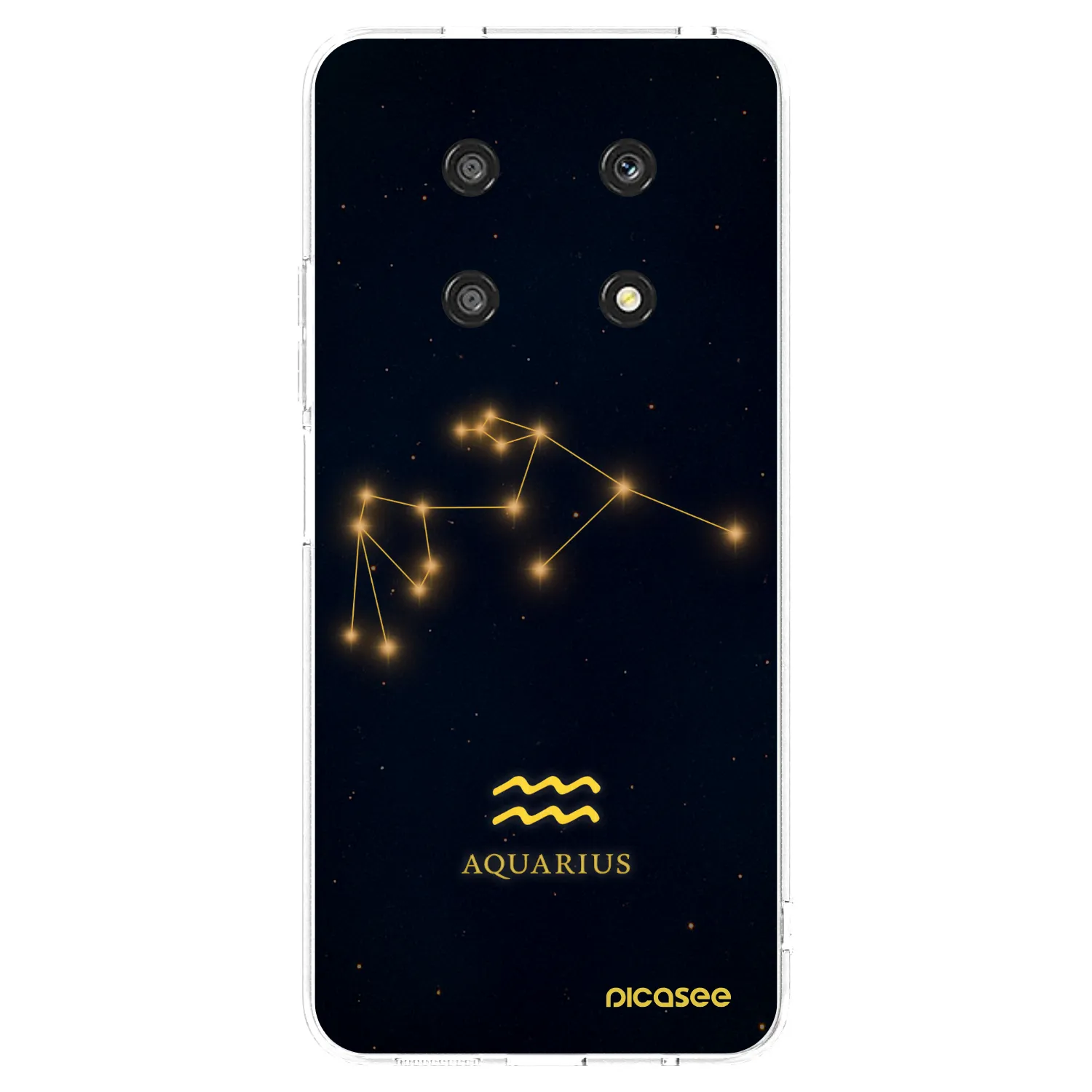 Picasee silikonska prozirna maskica za Honor Magic4 Lite 5G - AQUARIUS