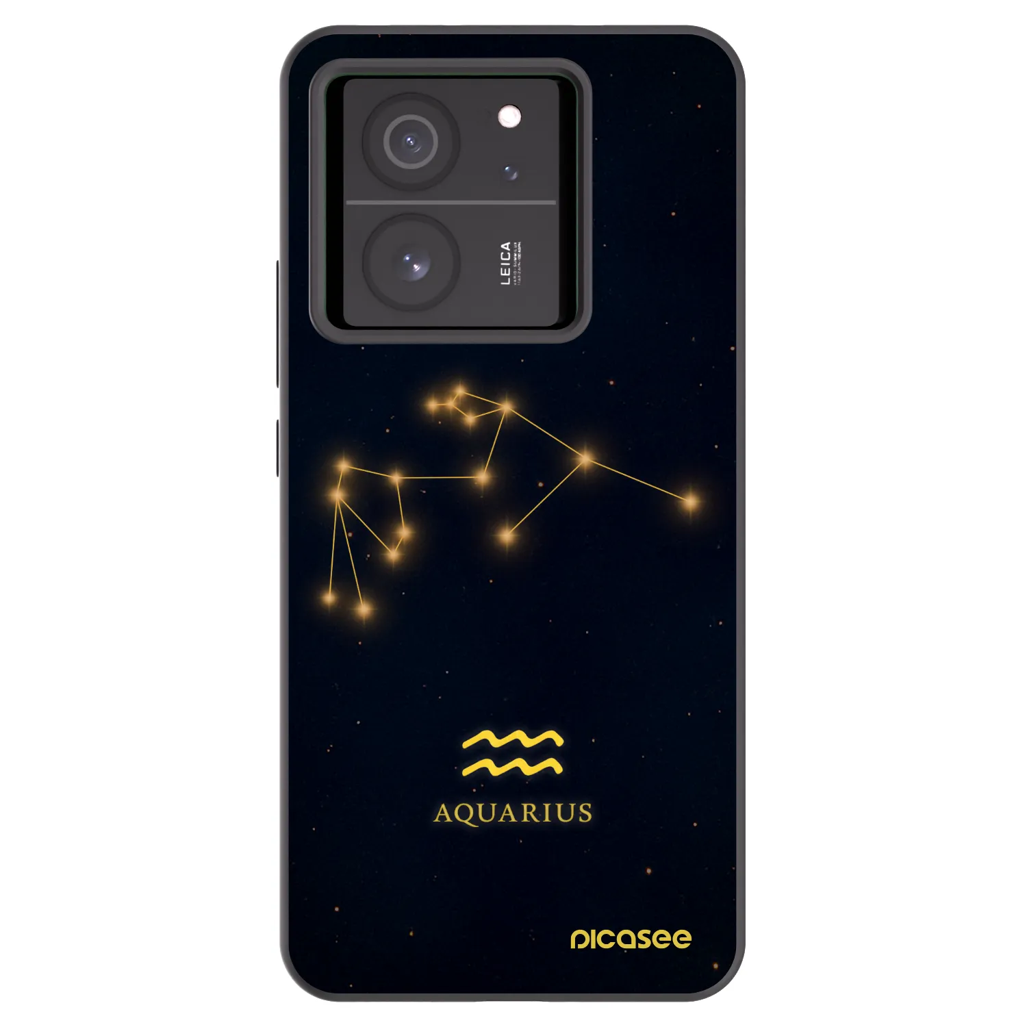 Picasee crna silikonska maskica za Xiaomi 13T - AQUARIUS
