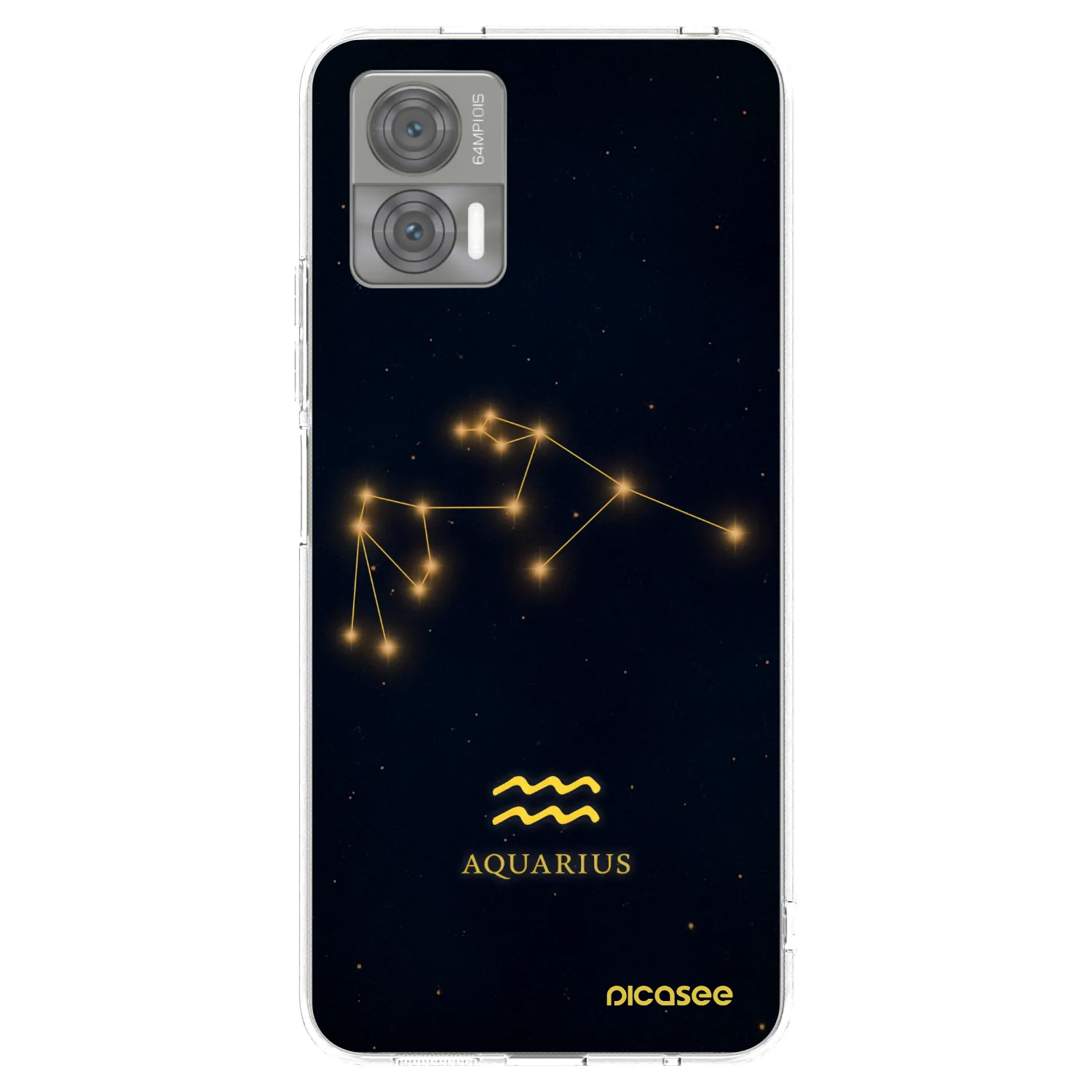 Picasee silikonska prozirna maskica za Motorola Edge 30 Neo - AQUARIUS