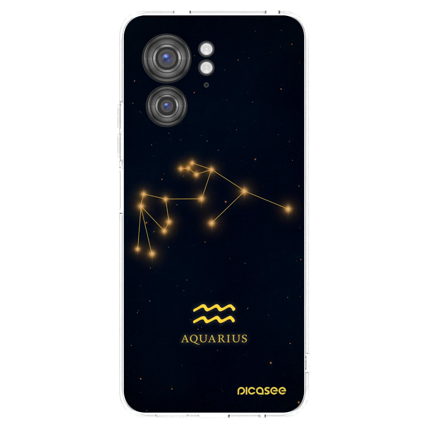 Picasee silikonska prozirna maskica za Motorola Edge 40 - AQUARIUS