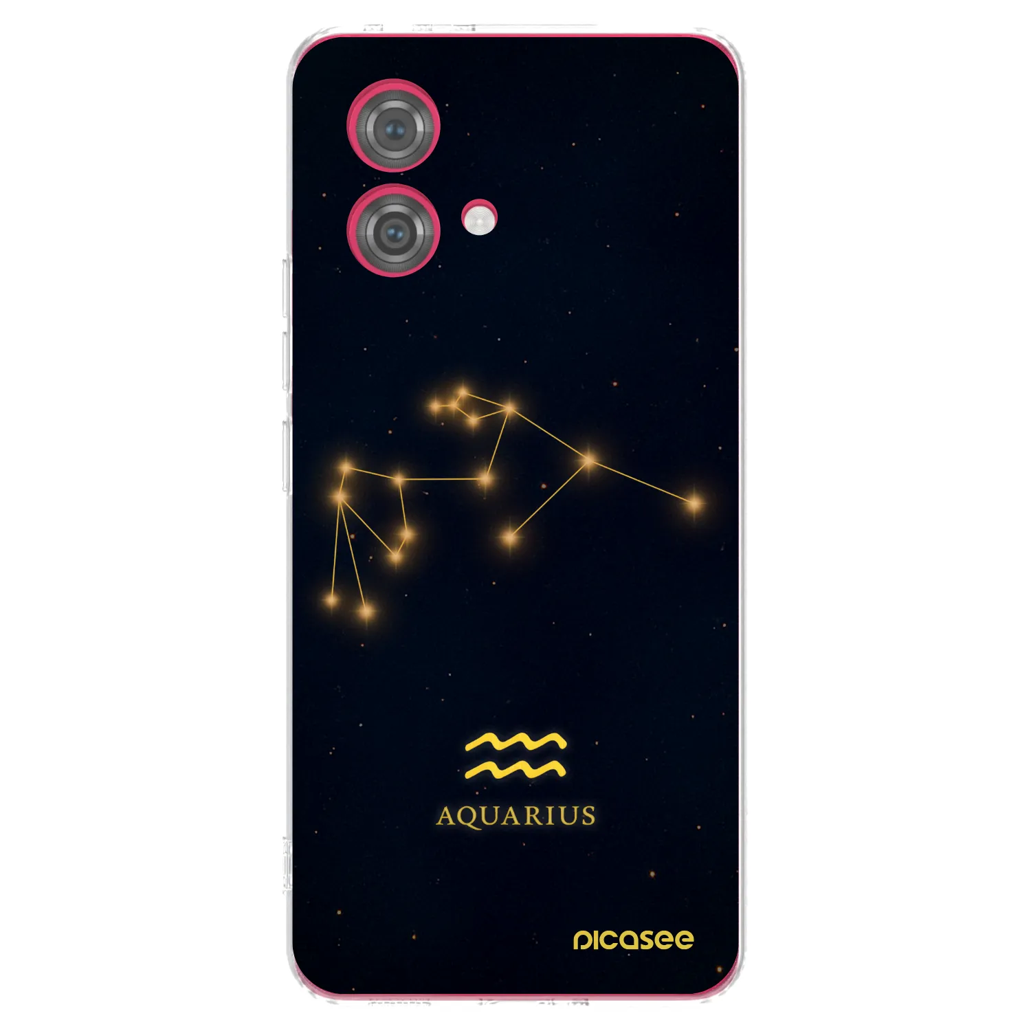 Picasee silikonska prozirna maskica za Motorola Moto G84 5G - AQUARIUS