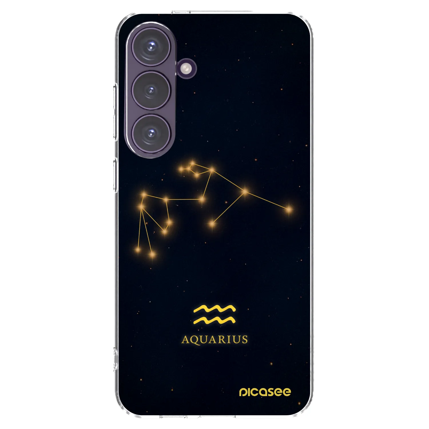 Picasee silikonska prozirna maskica za Samsung Galaxy S24+ S926B 5G - AQUARIUS