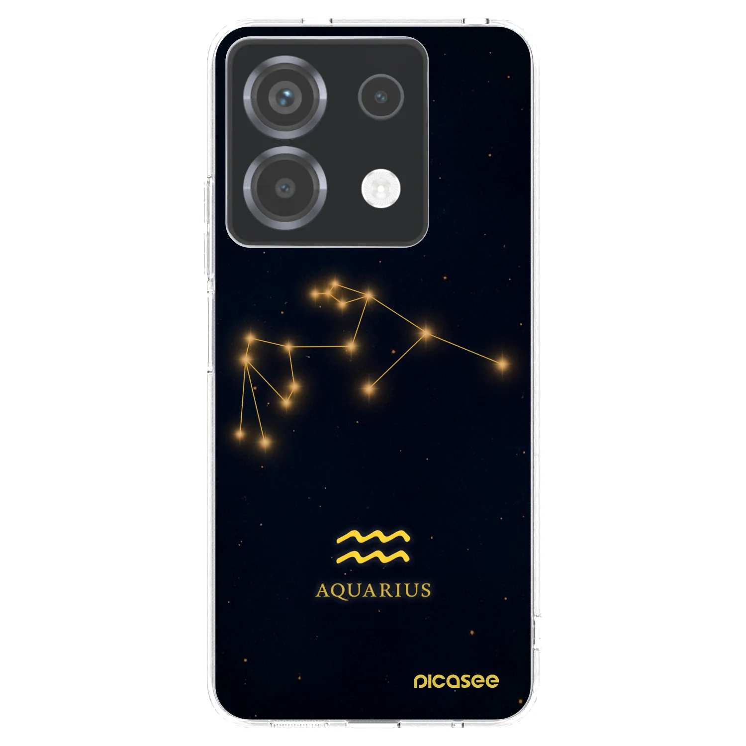 Picasee silikonska prozirna maskica za Xiaomi Poco X6 - AQUARIUS