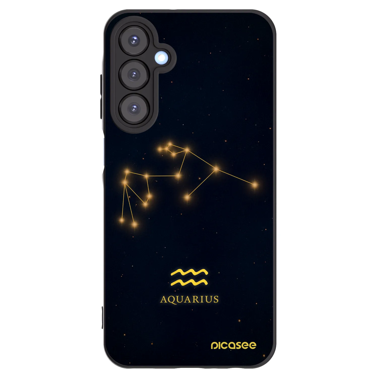 Picasee crna silikonska maskica za Samsung Galaxy A25 A256B 5G - AQUARIUS