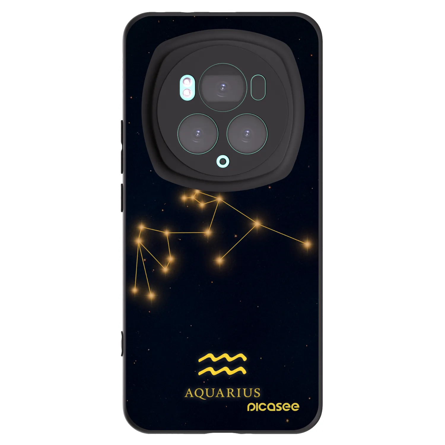 Picasee crna silikonska maskica za Honor Magic6 Pro - AQUARIUS