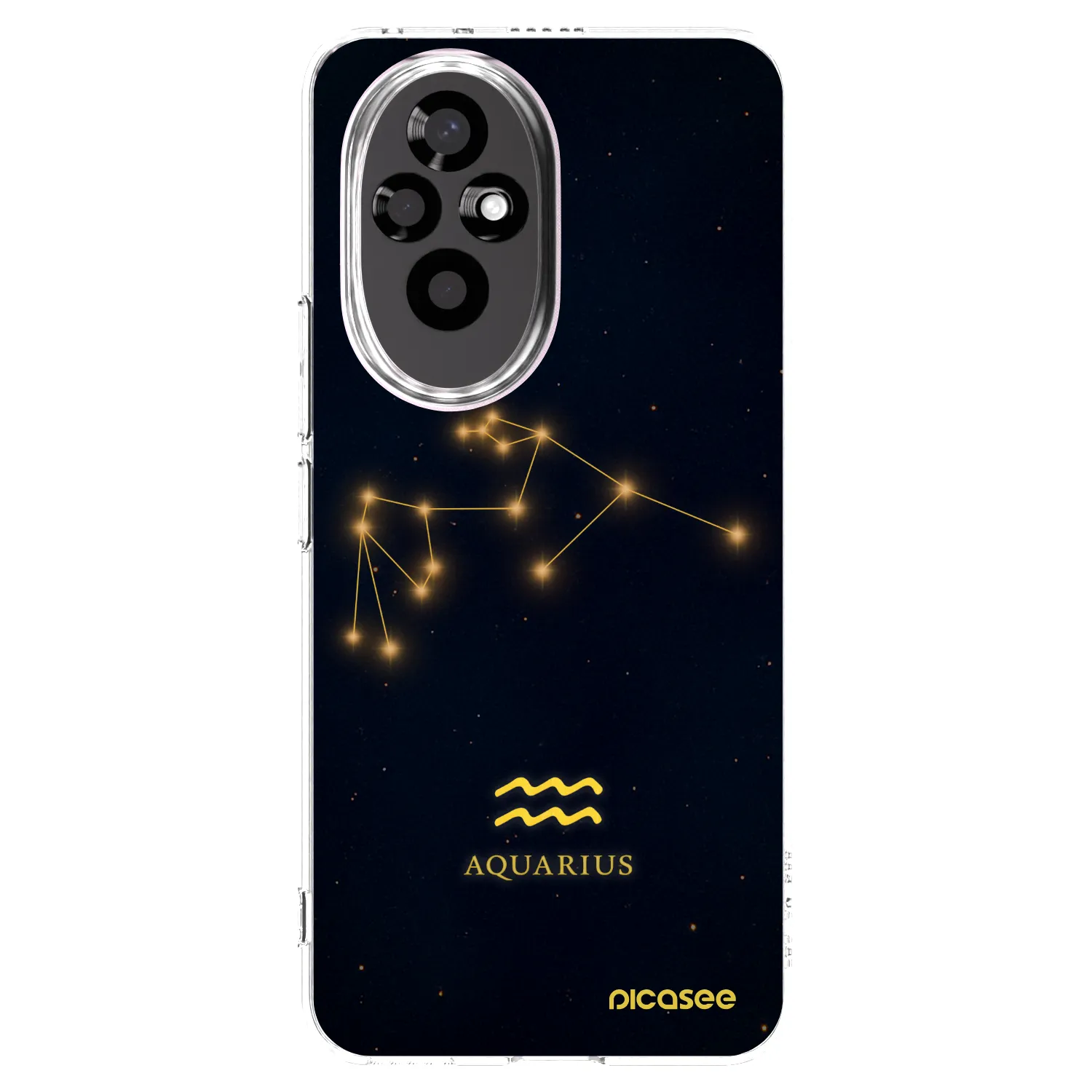 Picasee silikonska prozirna maskica za Honor 200 5G - AQUARIUS