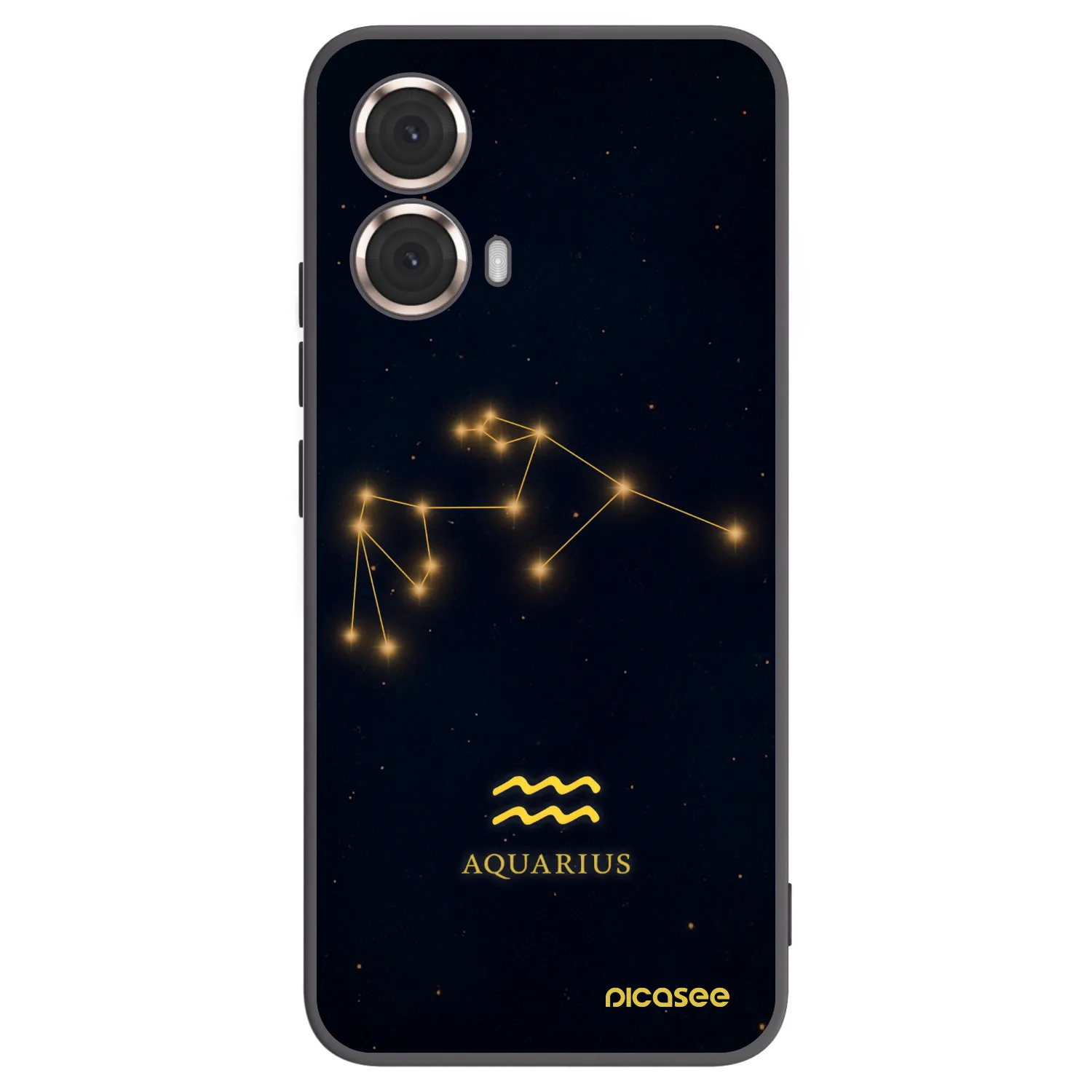 Picasee crna silikonska maskica za Motorola Moto G85 - AQUARIUS
