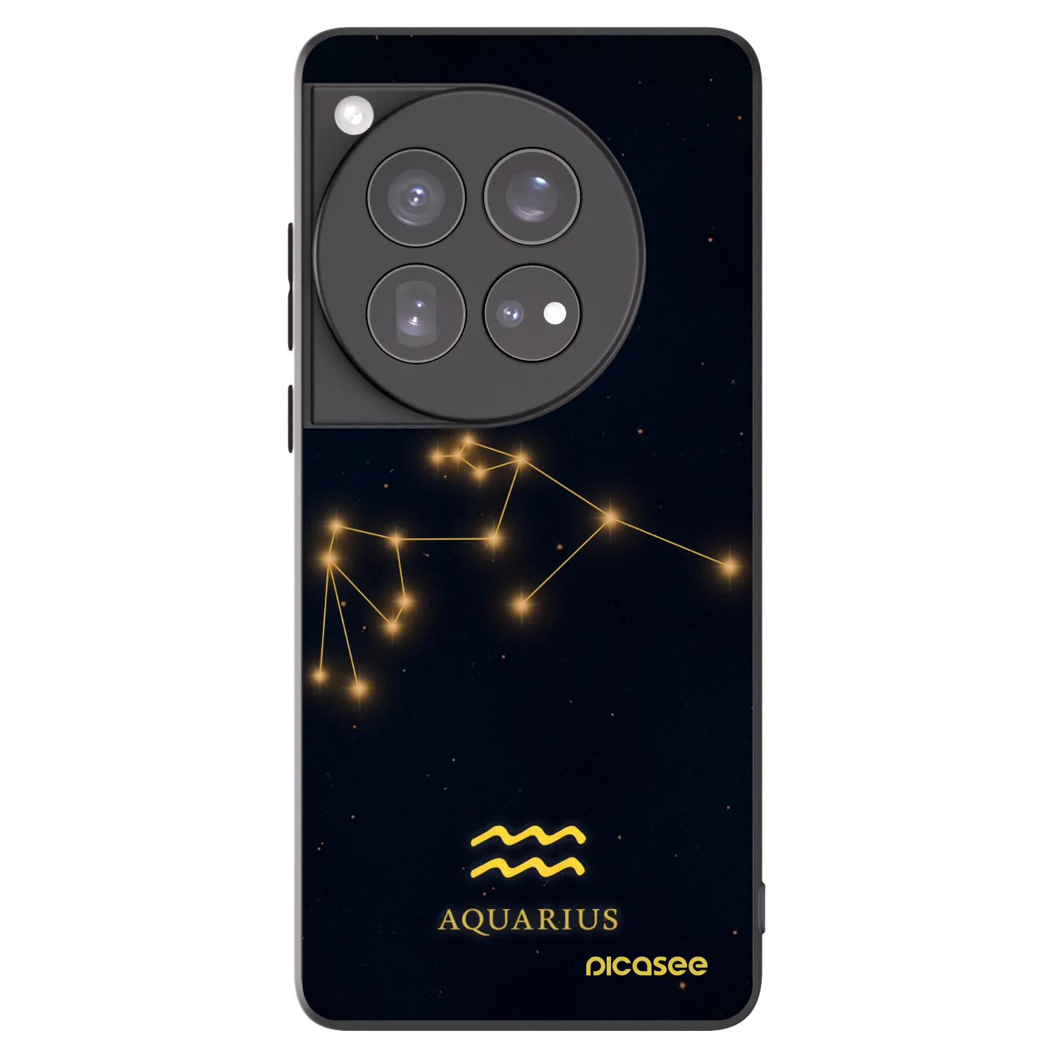Picasee crna silikonska maskica za OnePlus 12 5G - AQUARIUS