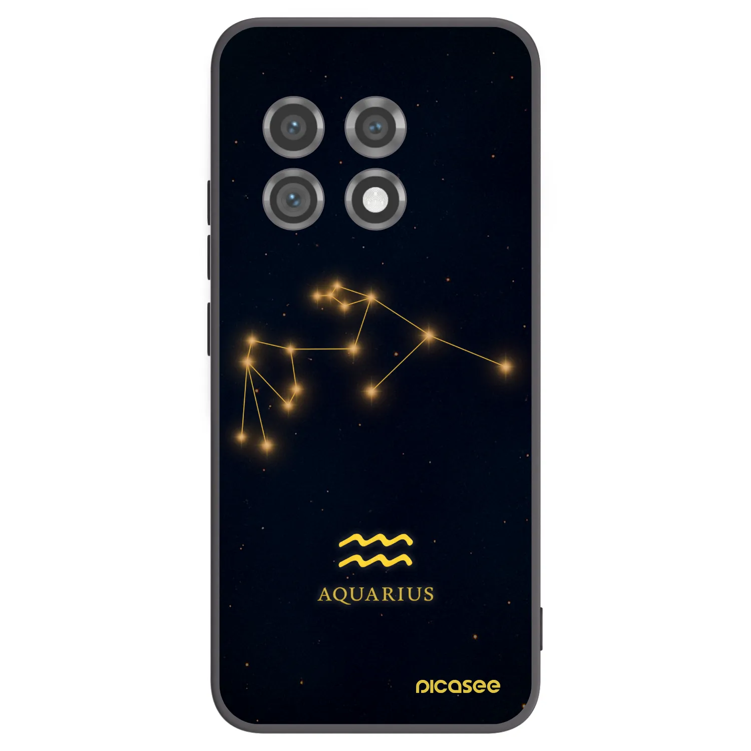 Picasee crna silikonska maskica za OnePlus 11 5G - AQUARIUS