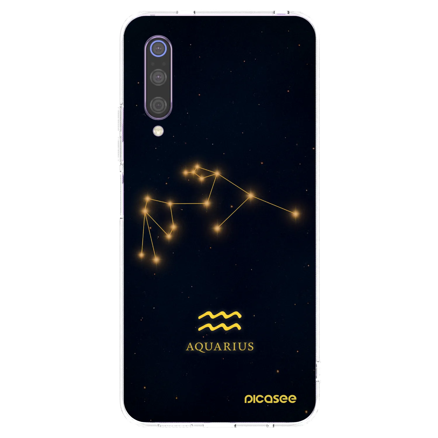 Picasee silikonska prozirna maskica za Xiaomi Mi 9 - AQUARIUS
