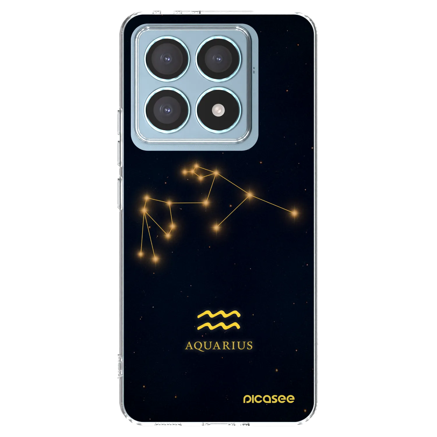 Picasee silikonska prozirna maskica za Xiaomi 14T Pro - AQUARIUS