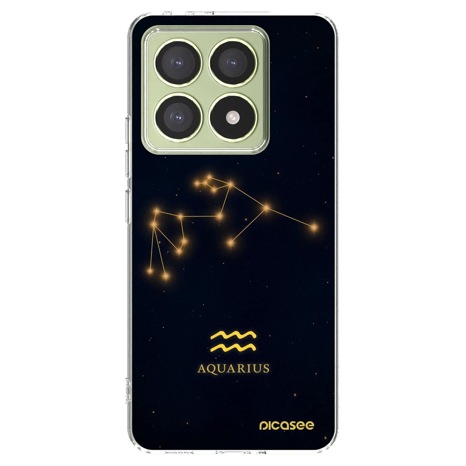Picasee silikonska prozirna maskica za Xiaomi 14T - AQUARIUS