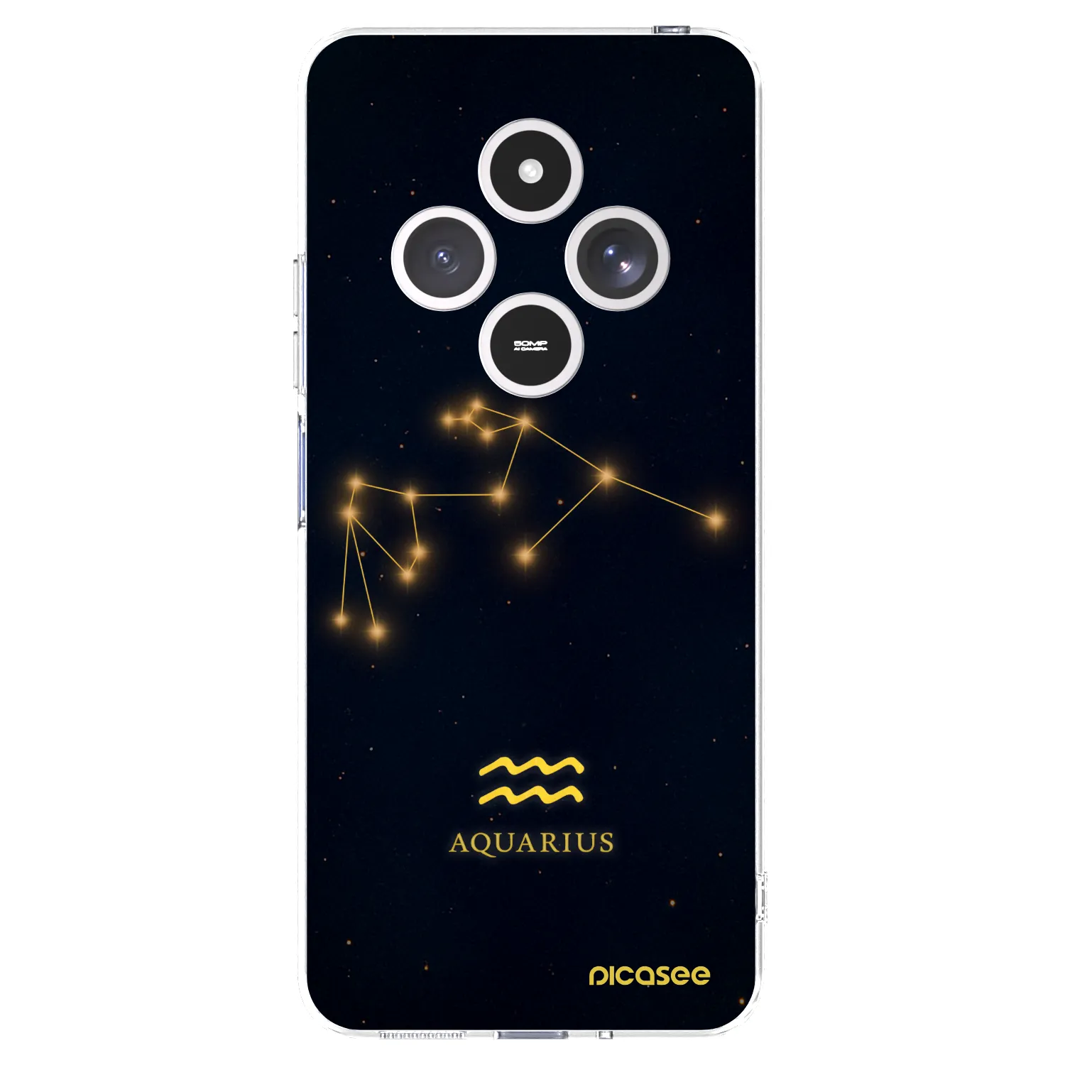 Picasee silikonska prozirna maskica za Xiaomi Redmi 14C - AQUARIUS