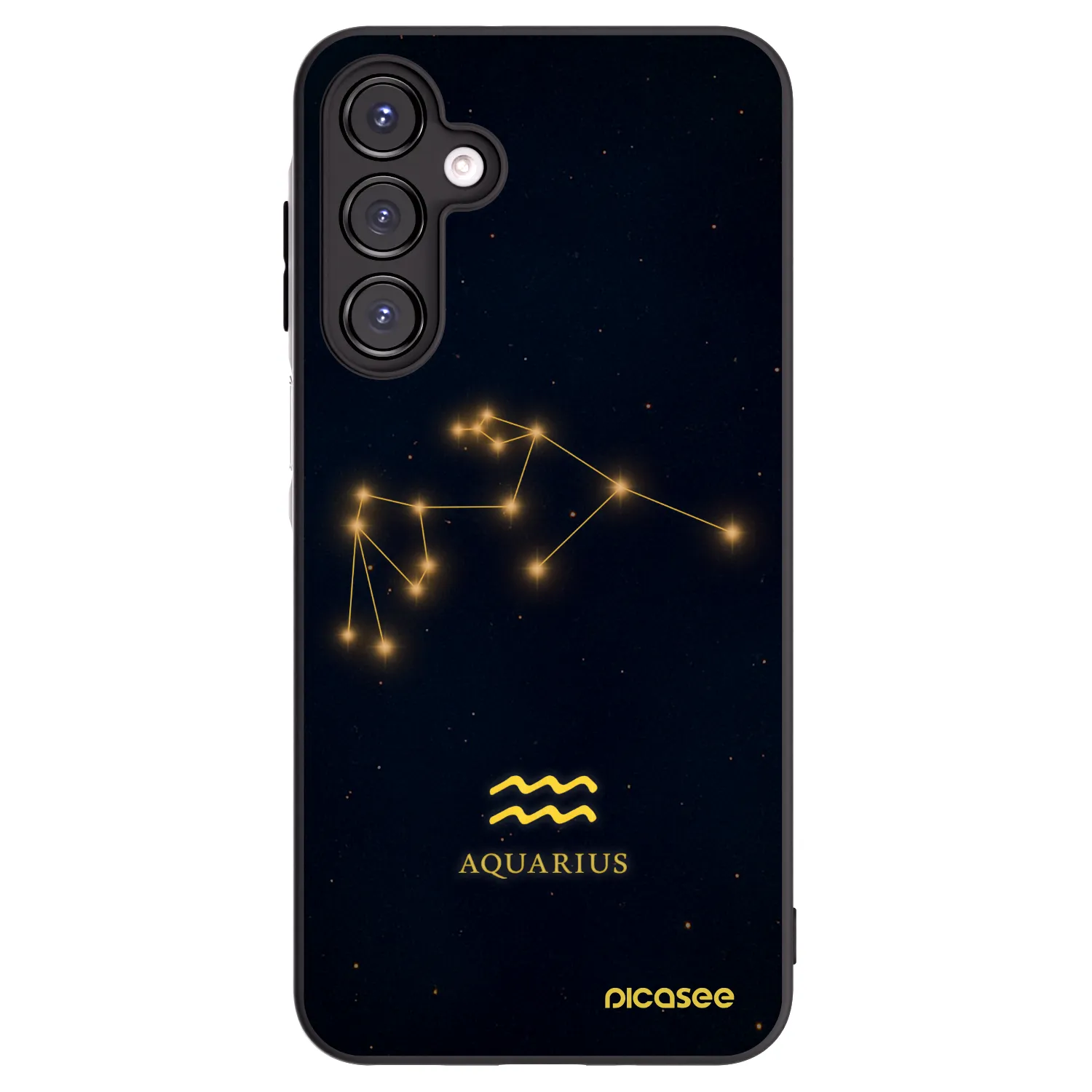 Picasee crna silikonska maskica za Samsung Galaxy A16 5G - AQUARIUS