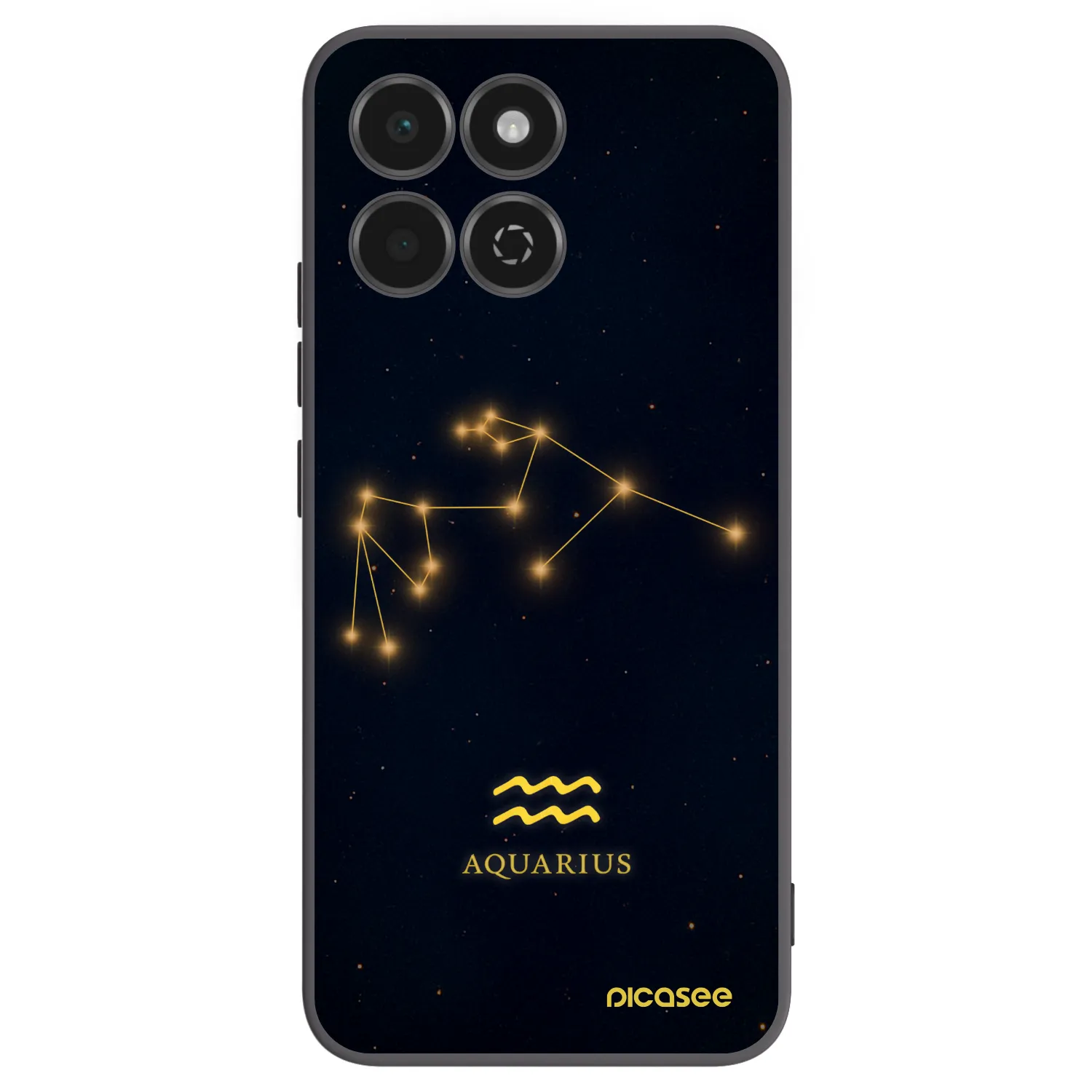 Picasee crna silikonska maskica za Honor 200 Smart 5G - AQUARIUS