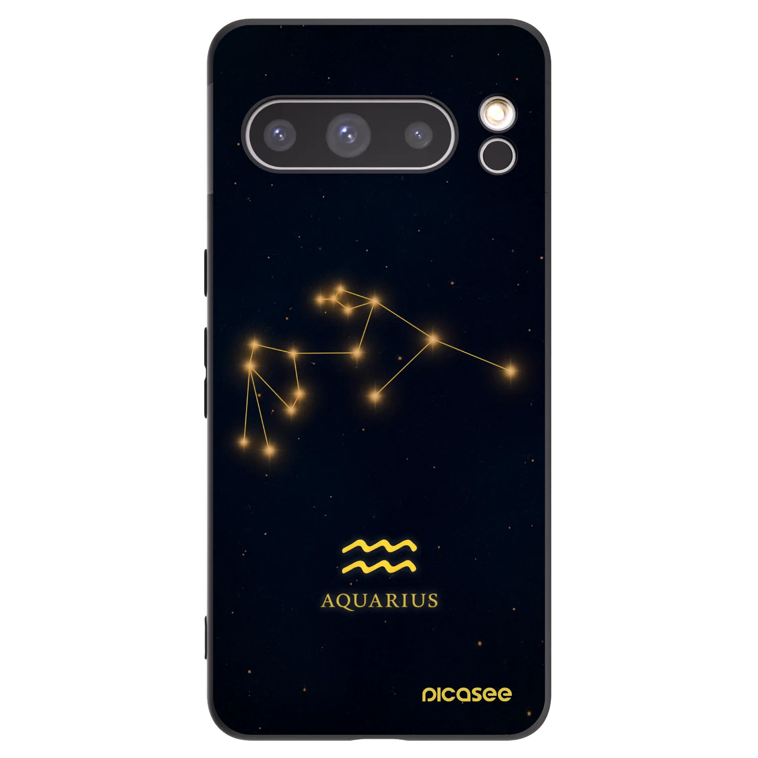 Picasee crna silikonska maskica za Google Pixel 8 Pro - AQUARIUS