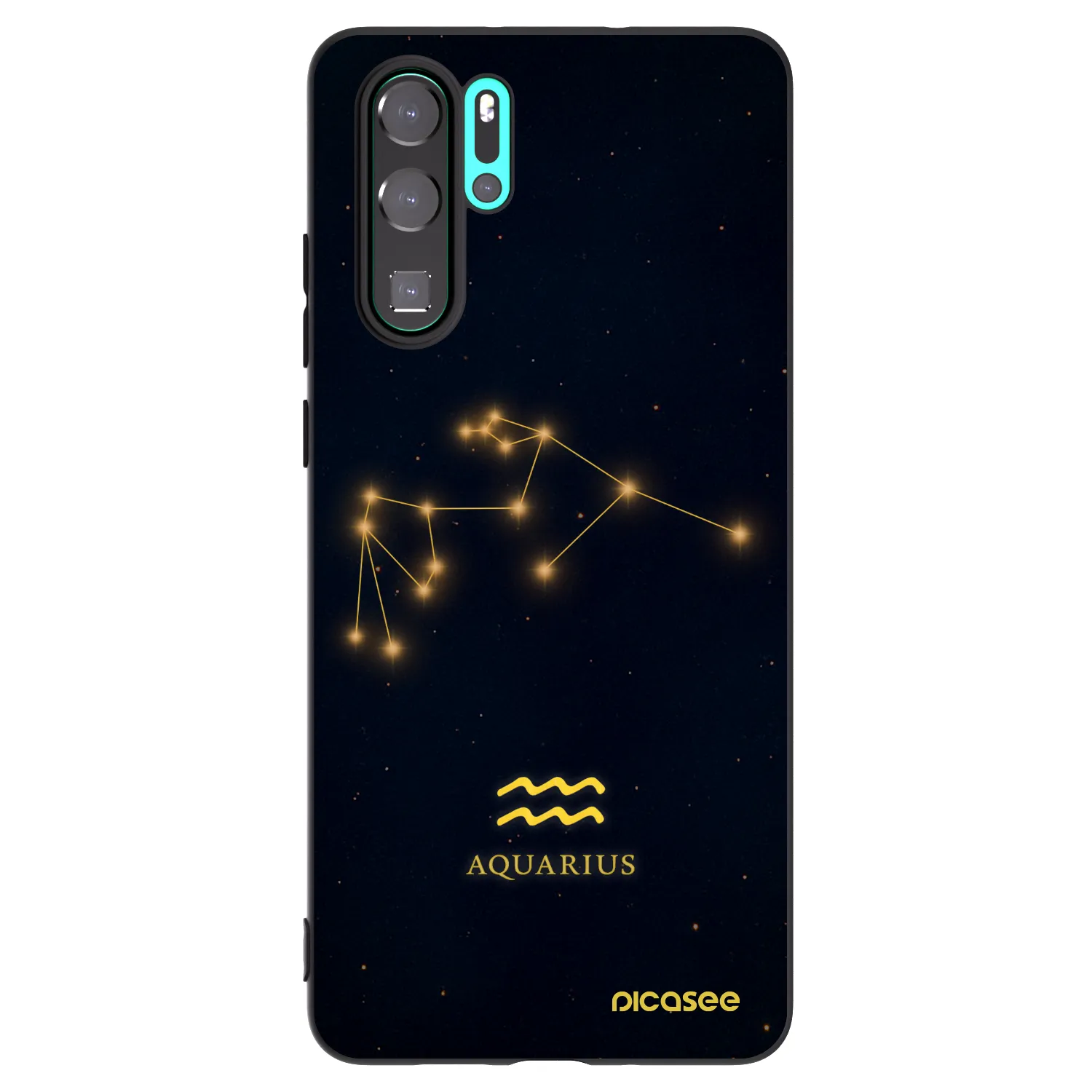 Picasee crna silikonska maskica za Huawei P30 Pro - AQUARIUS
