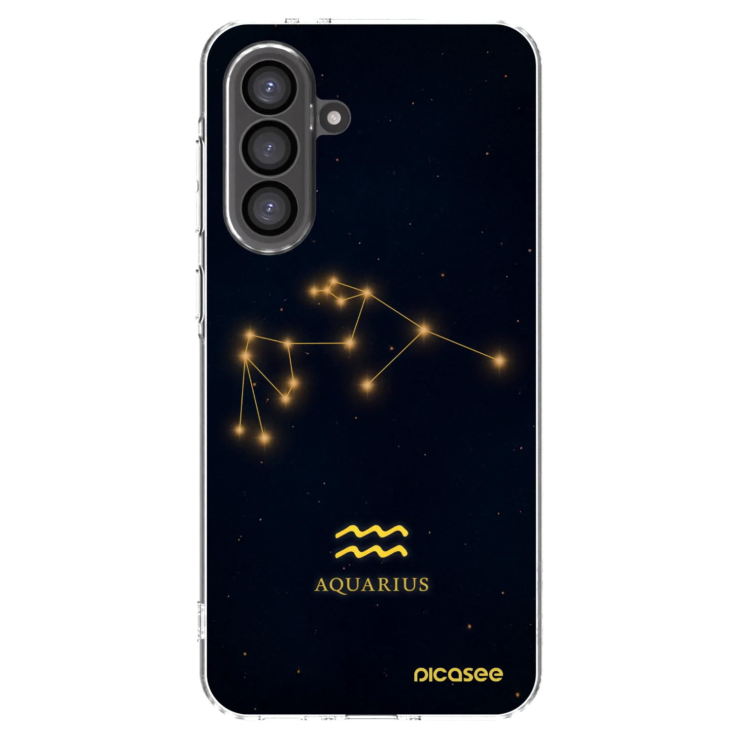 Picasee silikonska prozirna maskica za Samsung Galaxy A36 5G - AQUARIUS