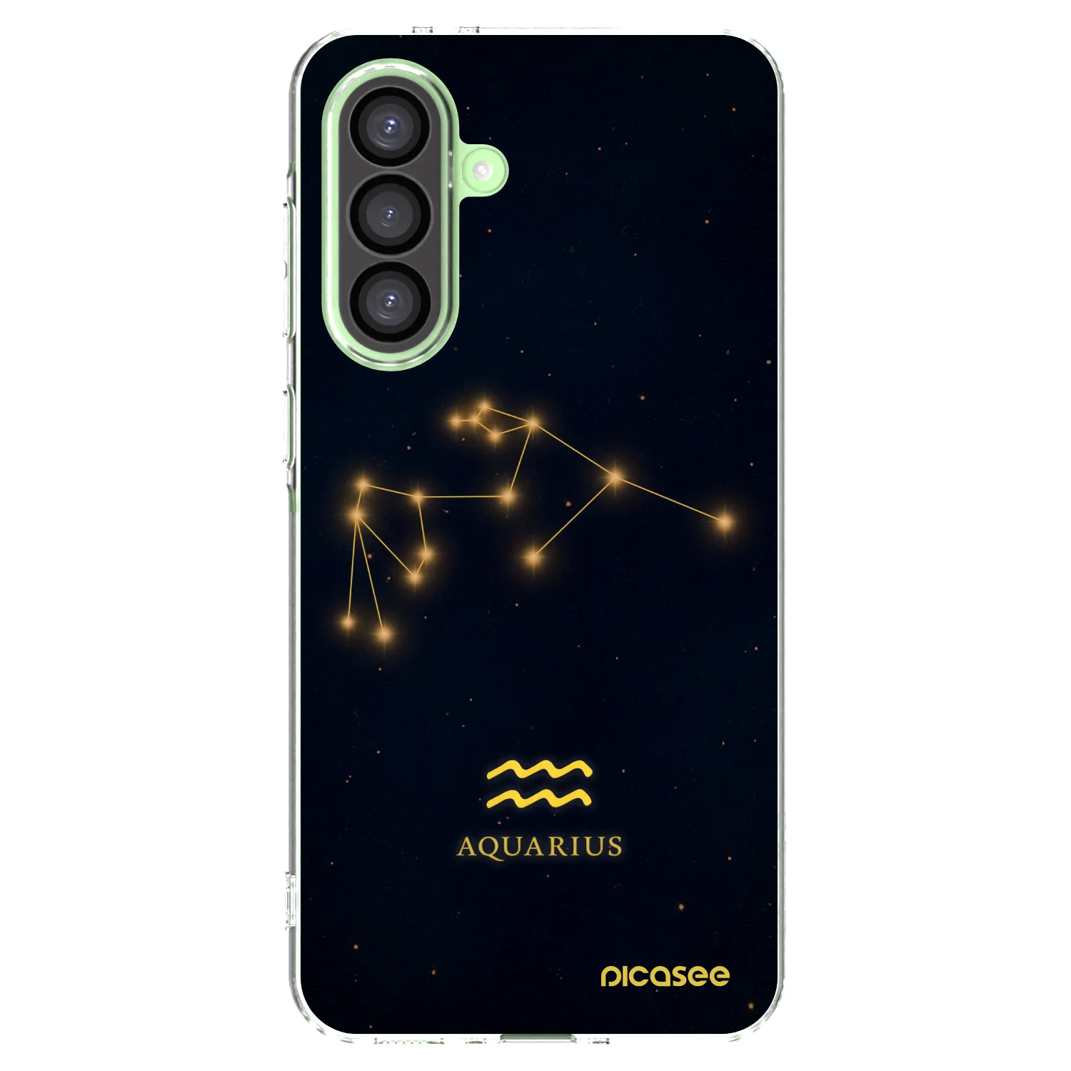 Picasee silikonska prozirna maskica za Samsung Galaxy A26 5G A266B - AQUARIUS