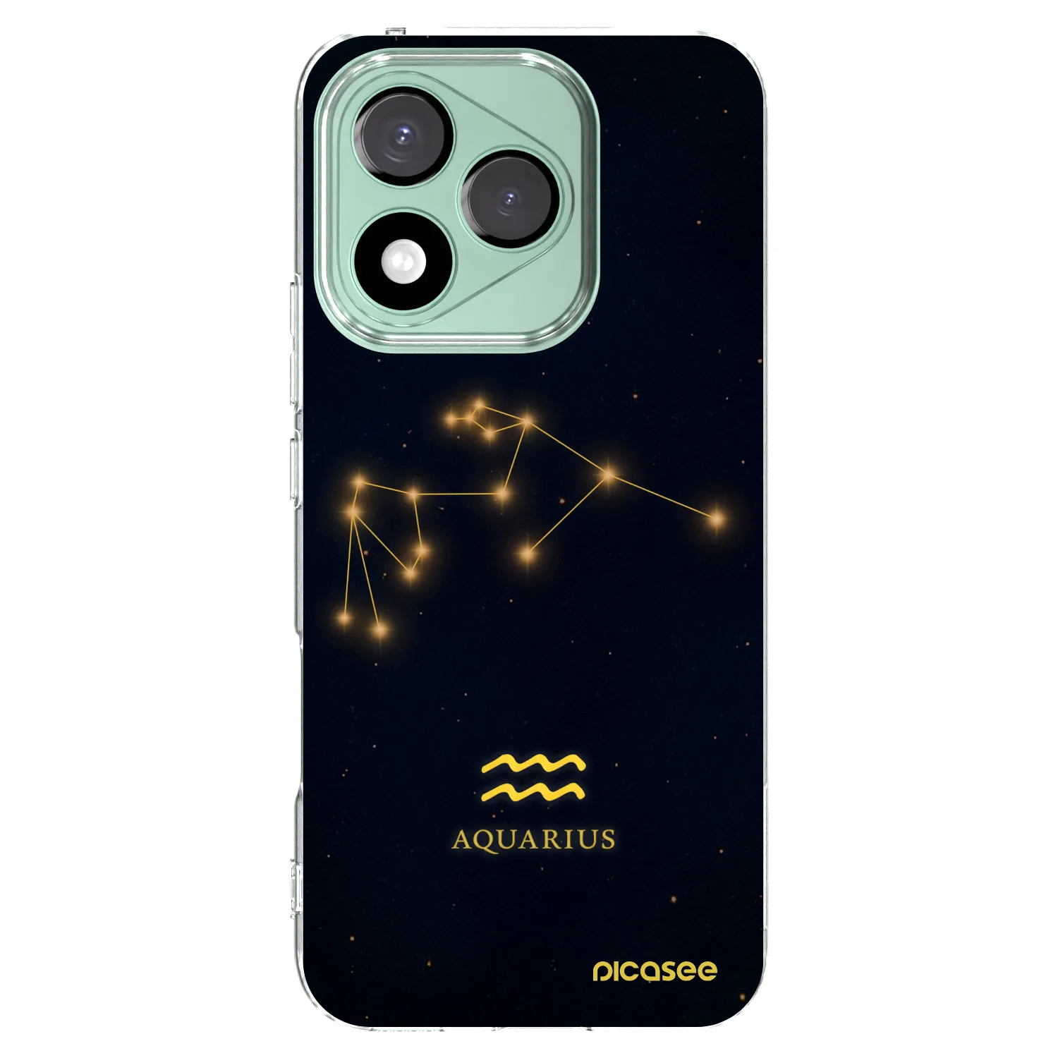 Picasee silikonska prozirna maskica za Honor 400 Lite 5G - AQUARIUS