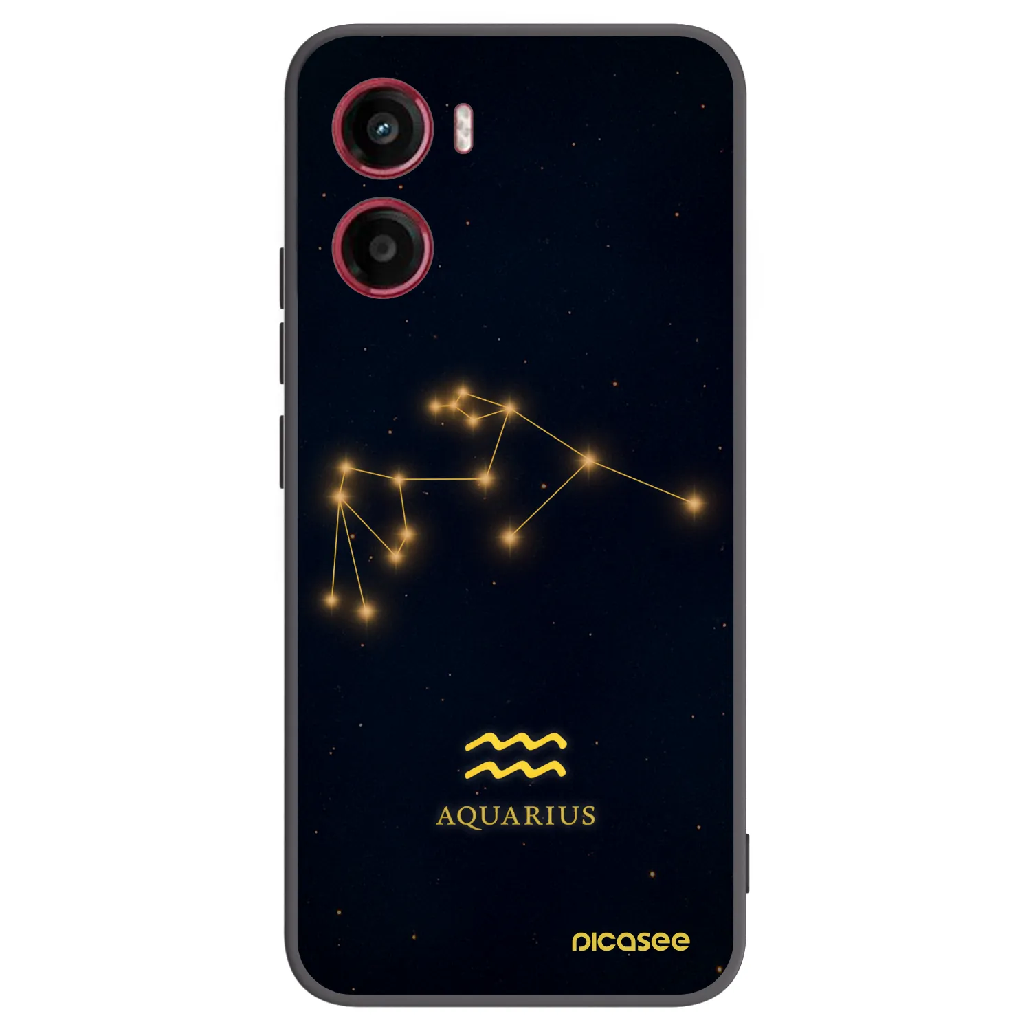 Picasee crna silikonska maskica za Motorola Moto G05 - AQUARIUS