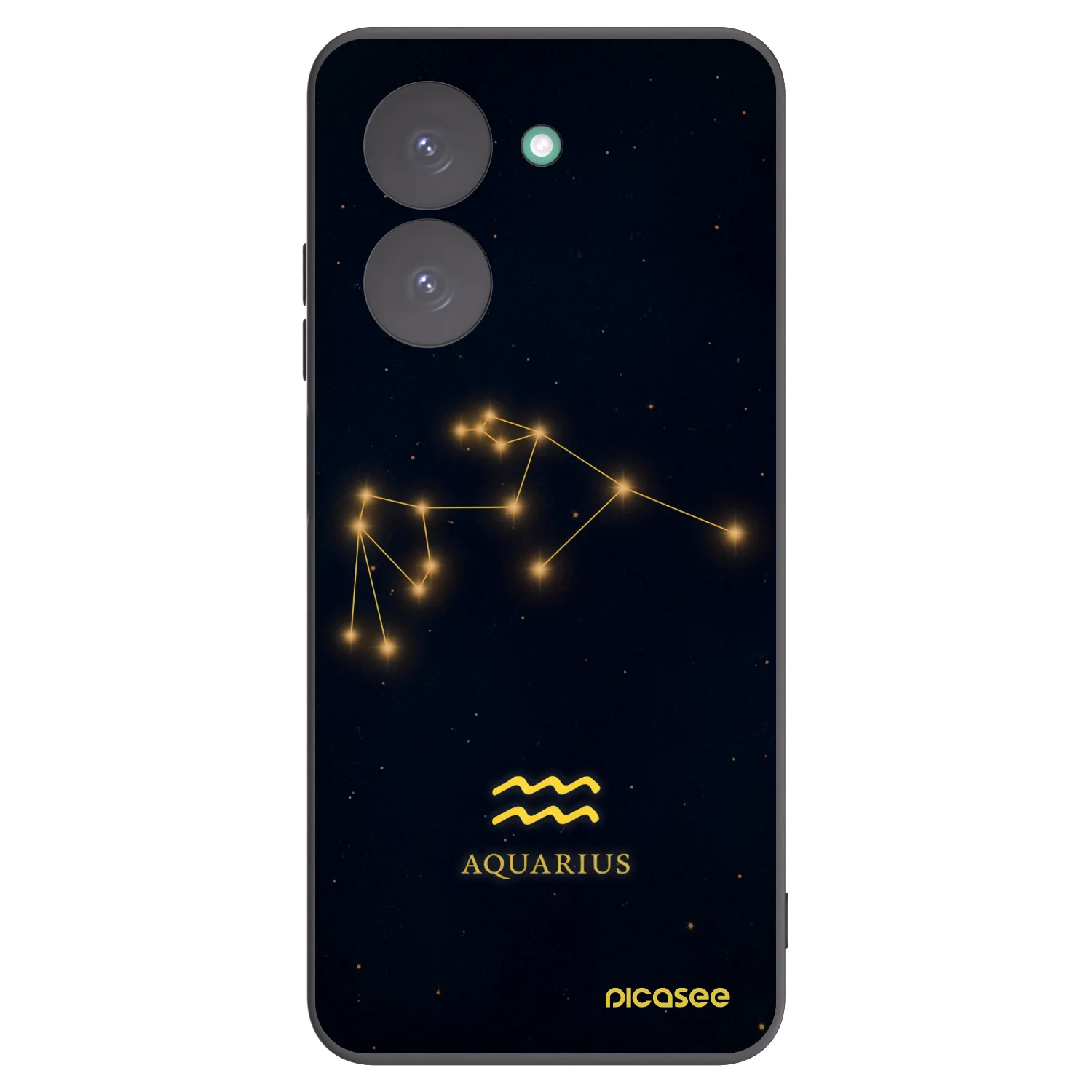 Picasee crna silikonska maskica za Xiaomi Redmi A5 - AQUARIUS
