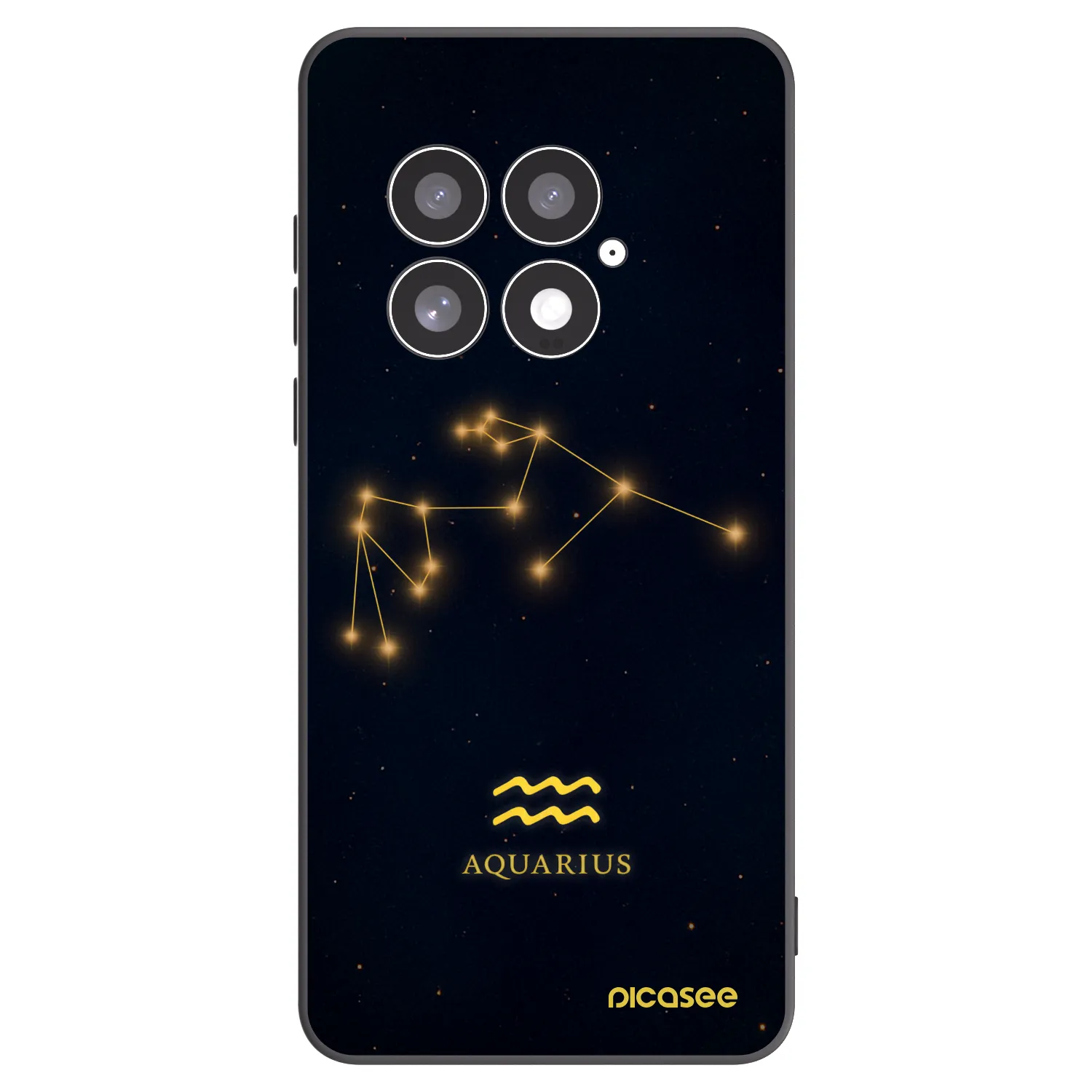 Picasee crna silikonska maskica za OnePlus 13 5G - AQUARIUS