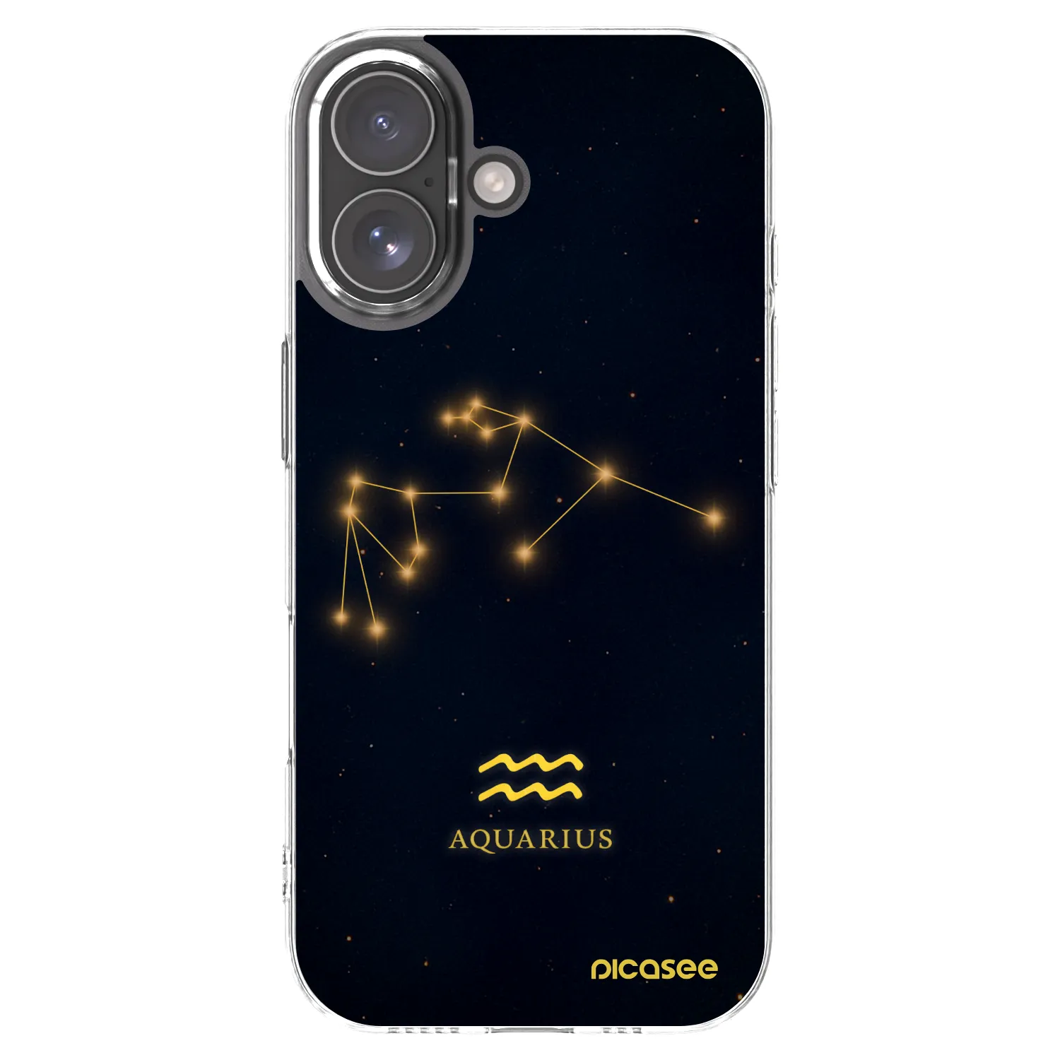 Picasee silikonska prozirna maskica za Apple iPhone 17 - AQUARIUS