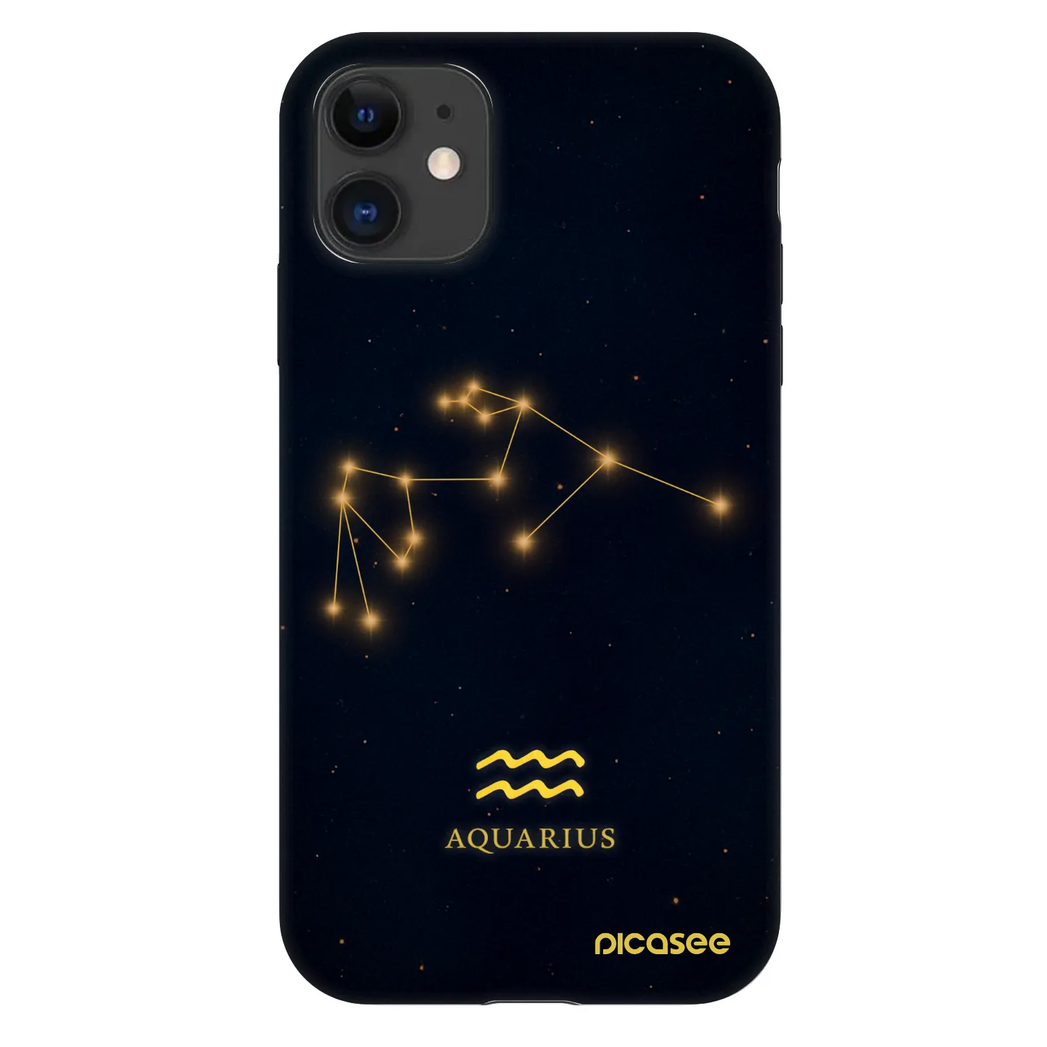 Picasee Fashion Case za Apple iPhone 11 - AQUARIUS