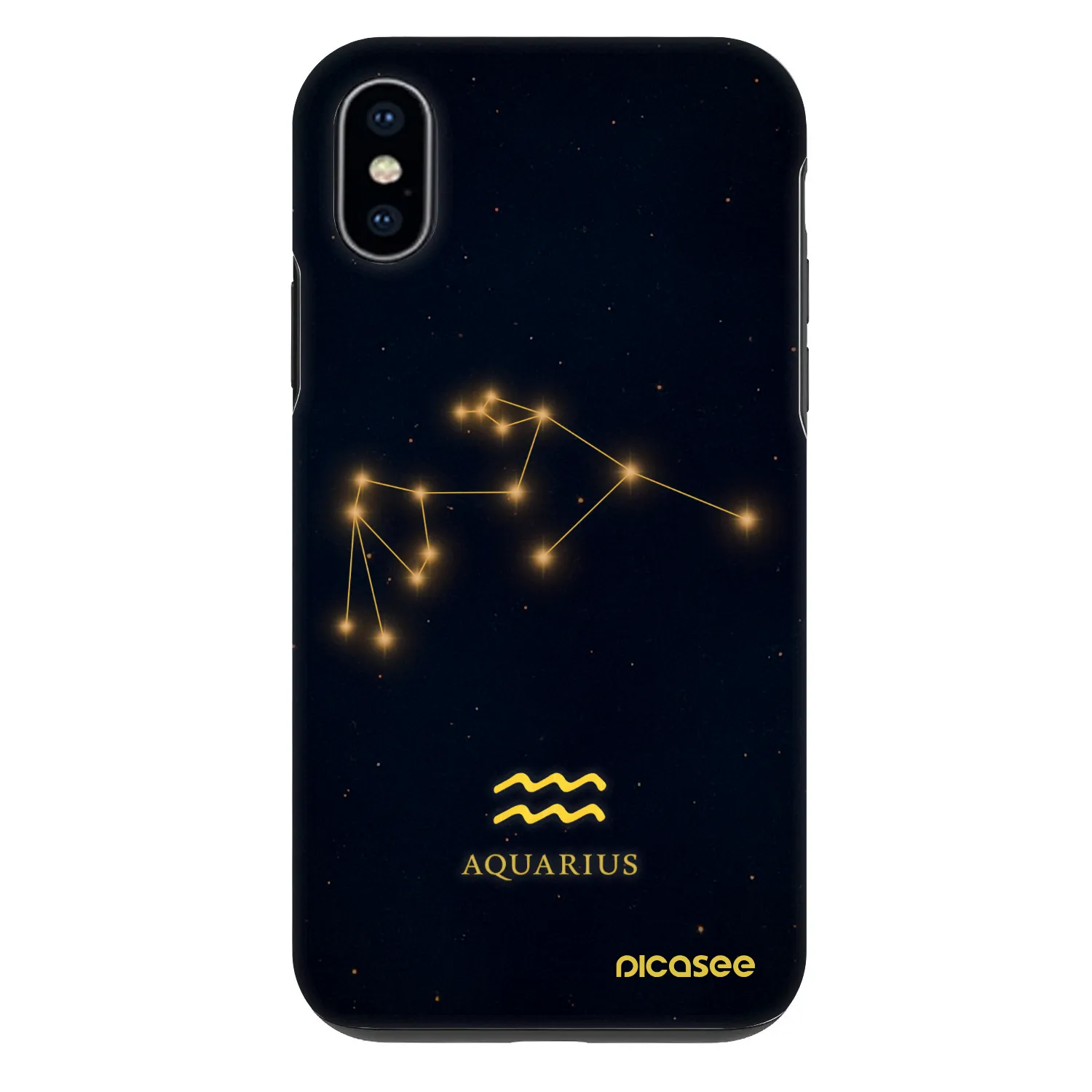 Picasee Fashion Case za Apple iPhone X/XS - AQUARIUS