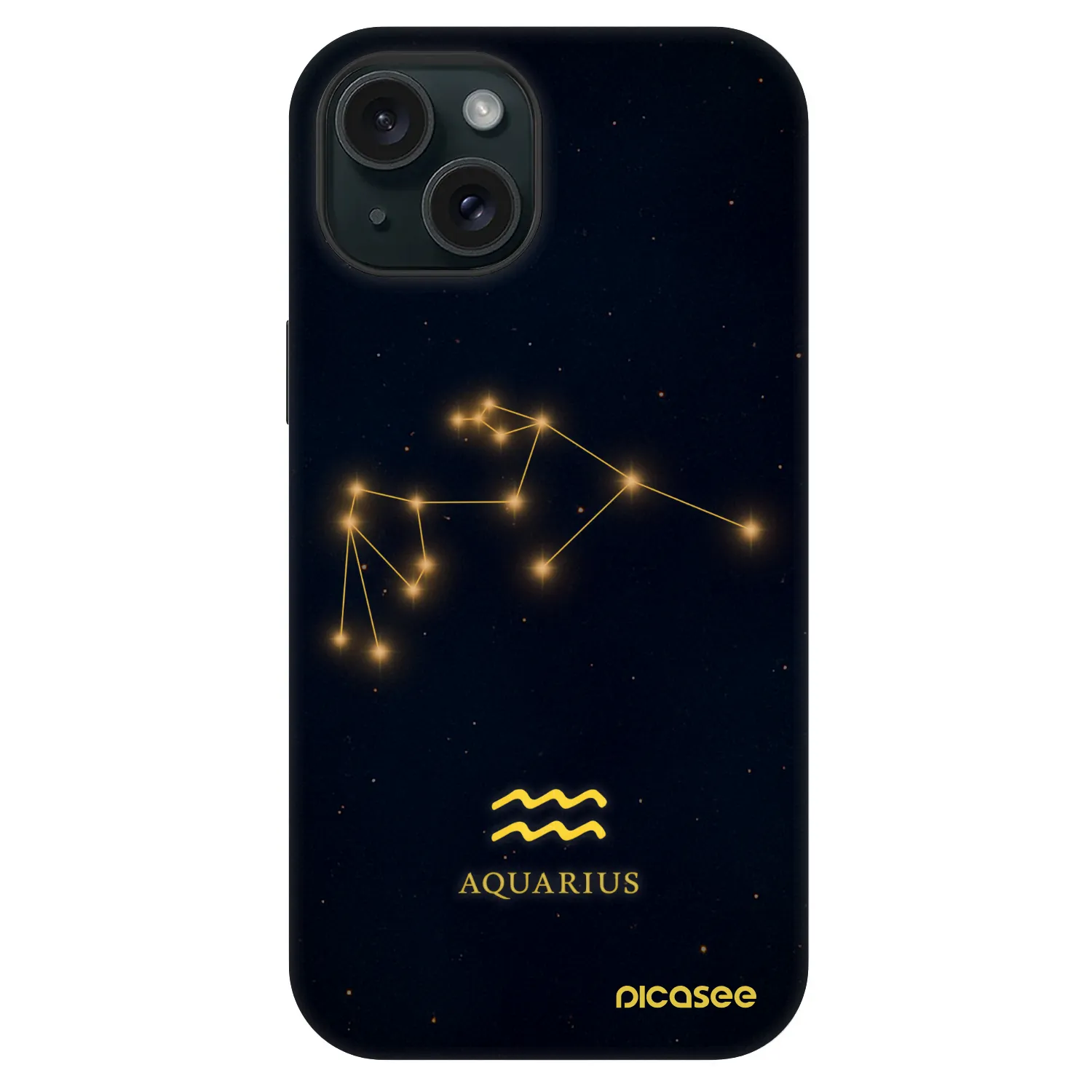 Picasee Fashion Case MagSafe za Apple iPhone 15 - AQUARIUS