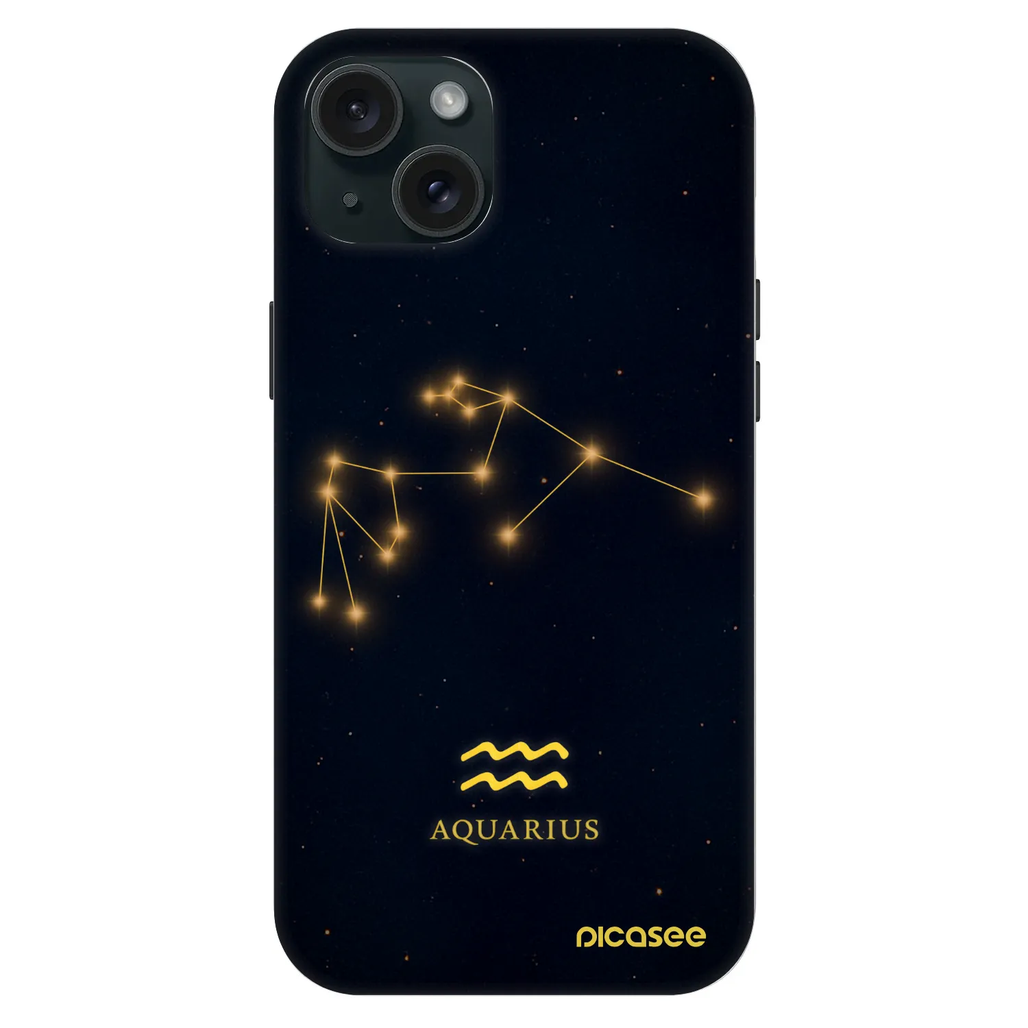 Picasee Fashion Case MagSafe za Apple iPhone 15 Plus - AQUARIUS