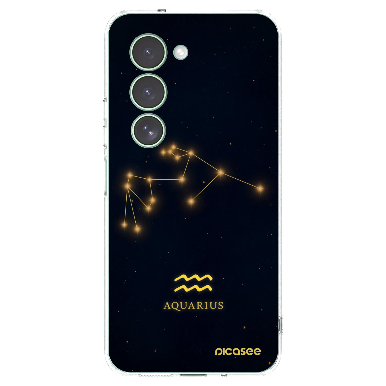 Picasee silikonska prozirna maskica za Xiaomi Redmi 15 5G - AQUARIUS