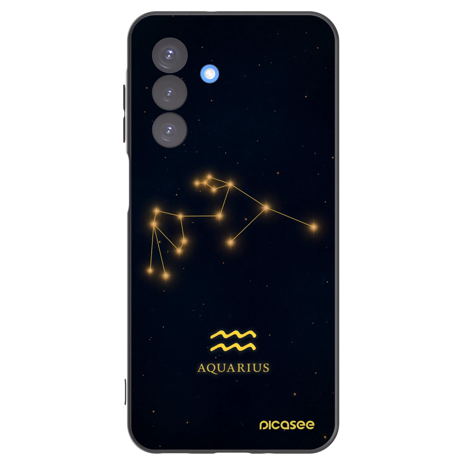 Picasee crna silikonska maskica za Samsung Galaxy A17 5G - AQUARIUS