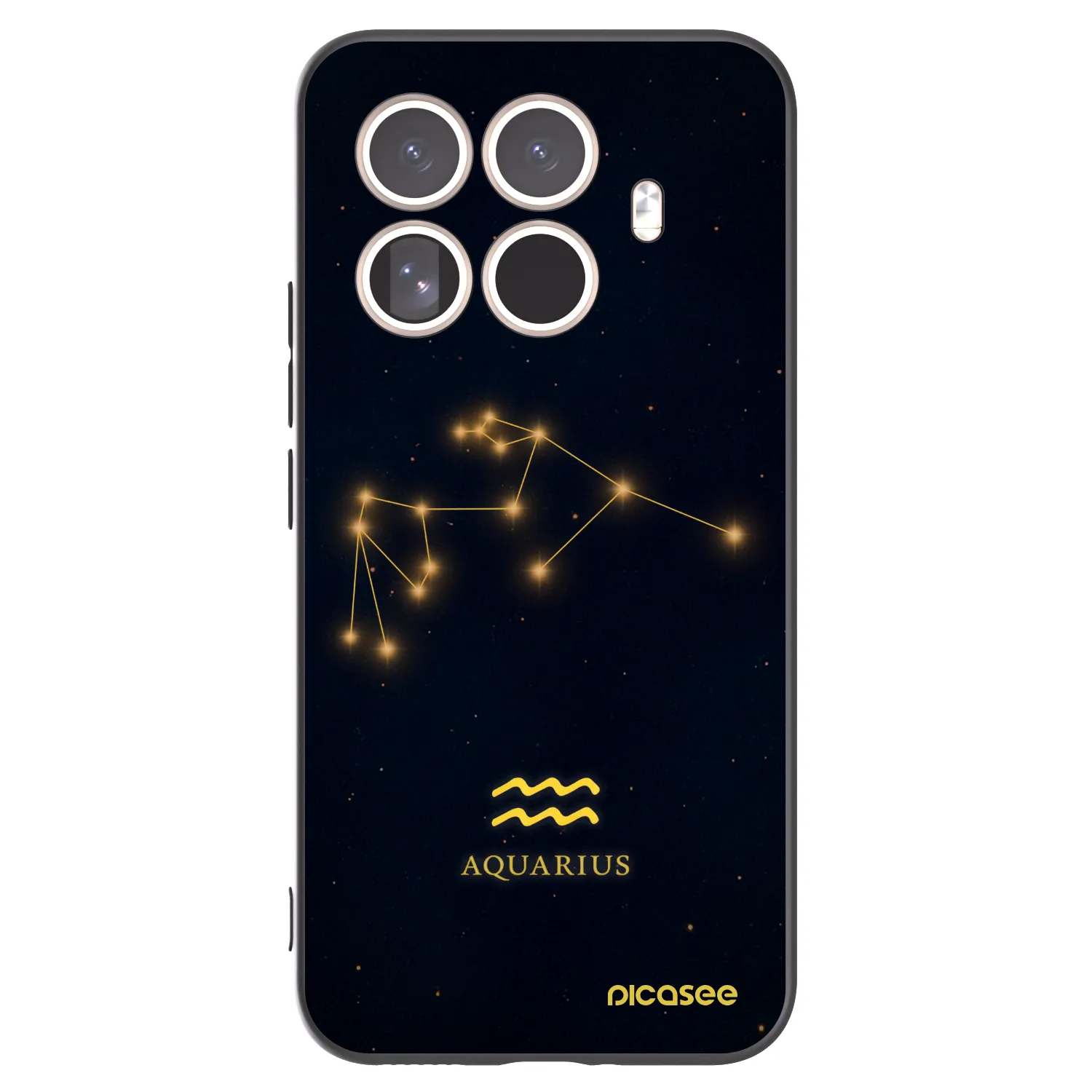 Picasee crna silikonska maskica za Xiaomi 15T Pro - AQUARIUS
