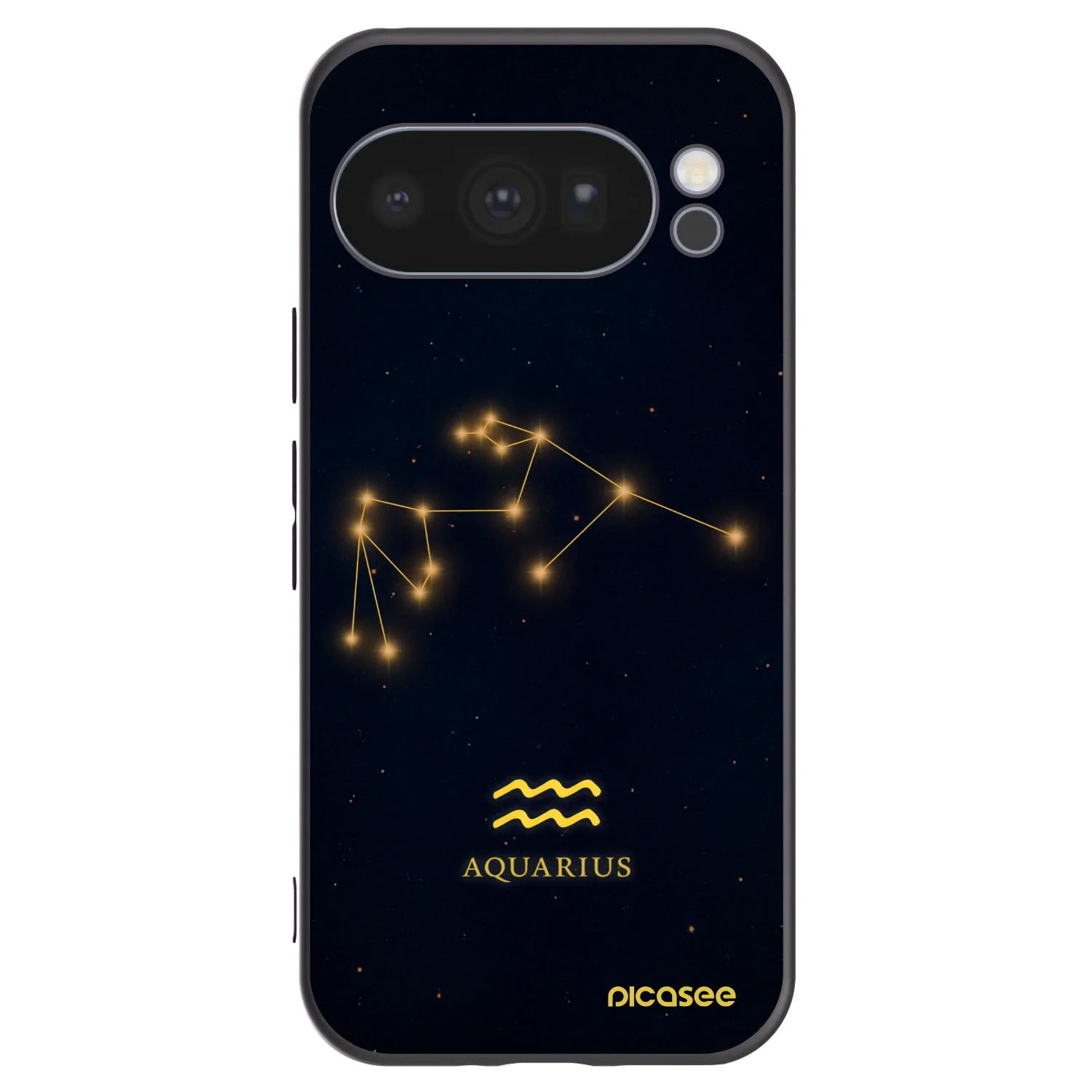 Picasee crna silikonska maskica za Google Pixel 10 Pro - AQUARIUS