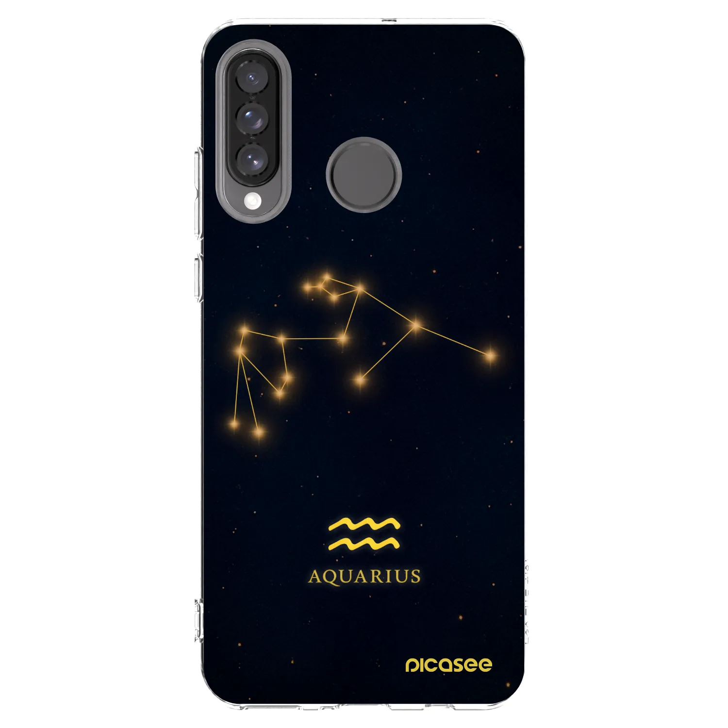 Picasee silikonska prozirna maskica za Huawei P30 Lite - AQUARIUS