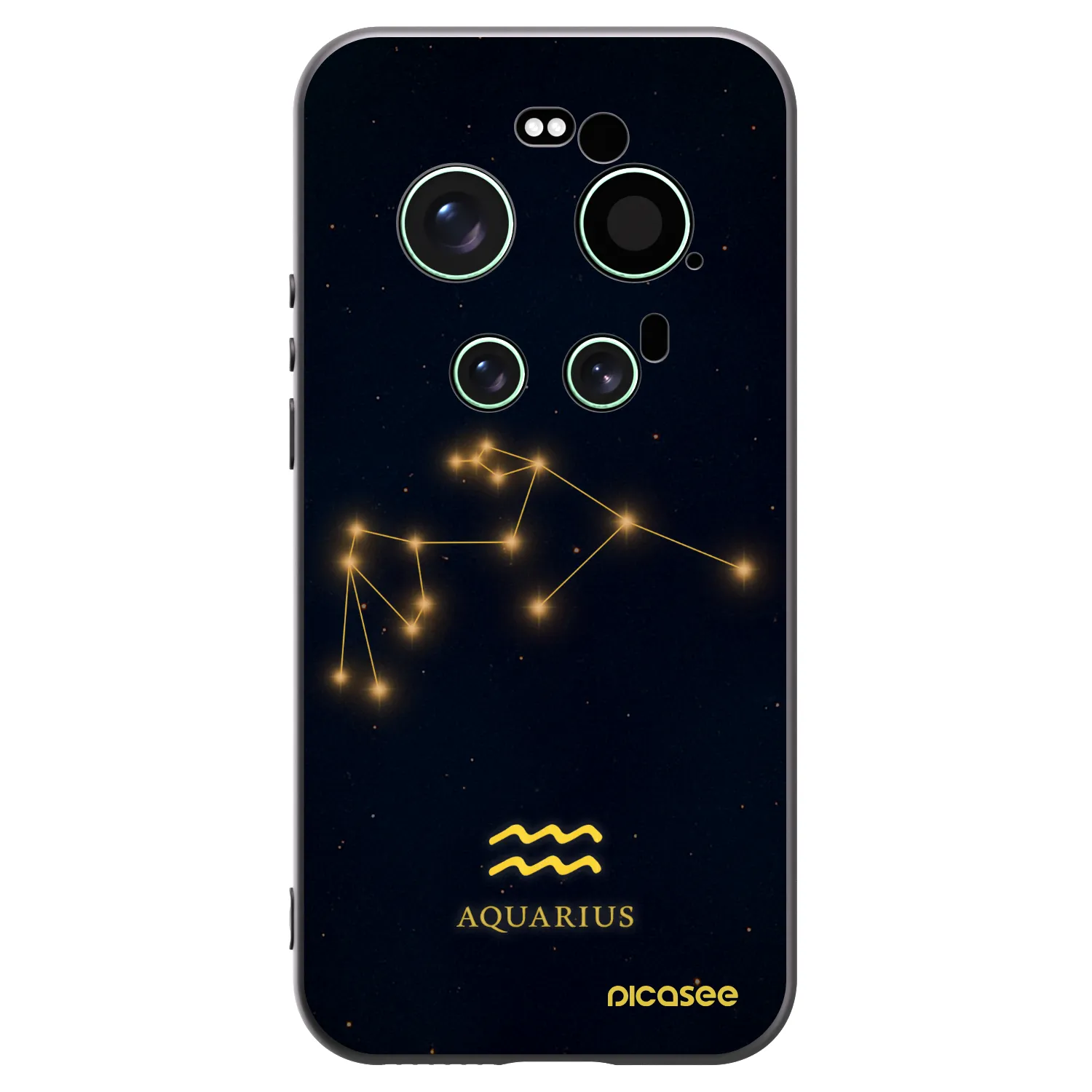 Picasee crna silikonska maskica za Xiaomi 17 Ultra - AQUARIUS