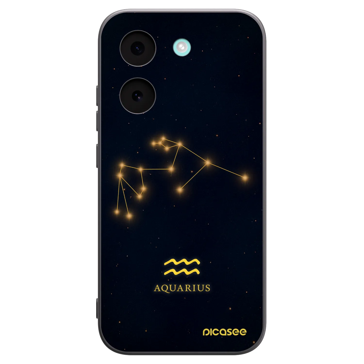 Picasee crna silikonska maskica za Xiaomi Poco X8 Pro - AQUARIUS