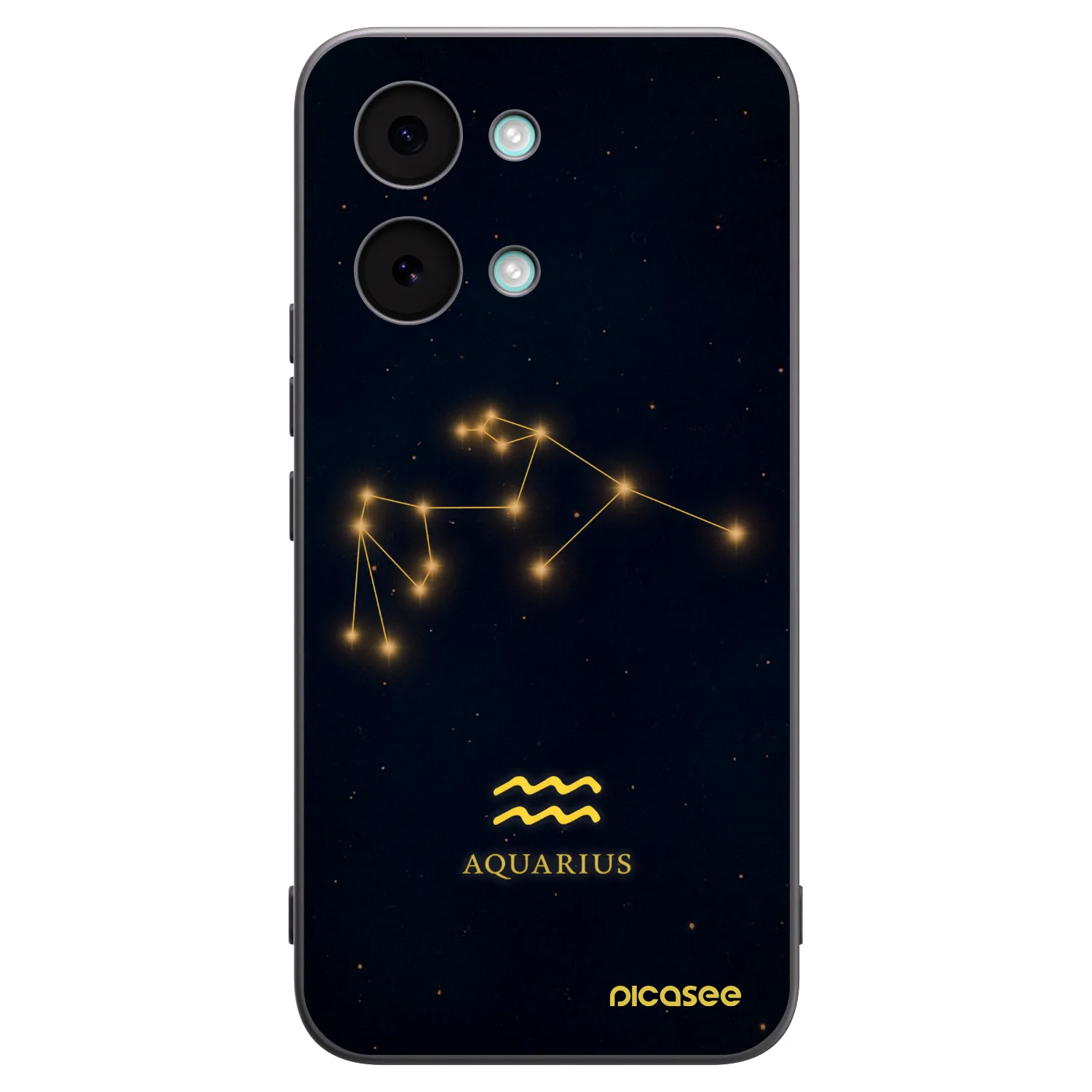 Picasee crna silikonska maskica za Xiaomi Poco X8 Pro Max - AQUARIUS