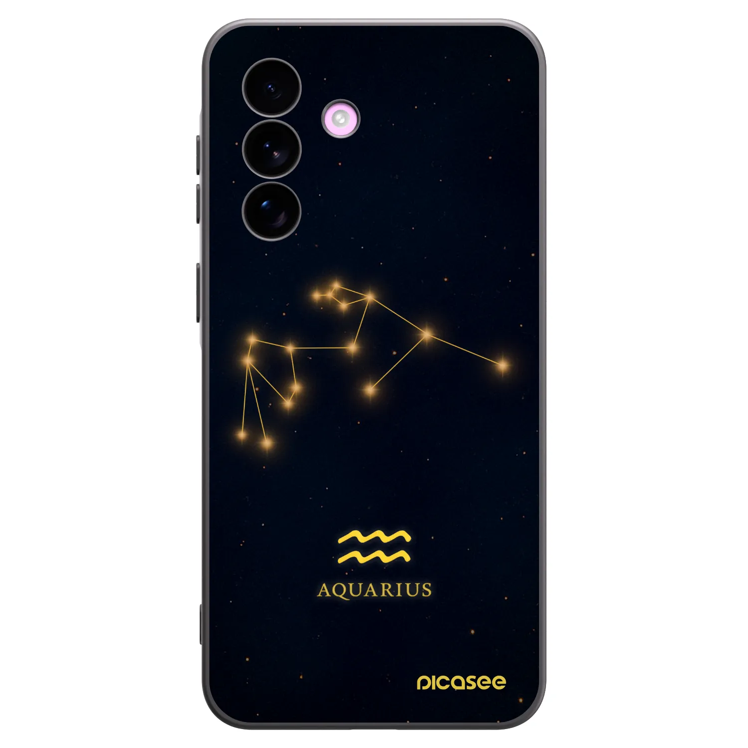 Picasee crna silikonska maskica za Samsung Galaxy A57 5G - AQUARIUS