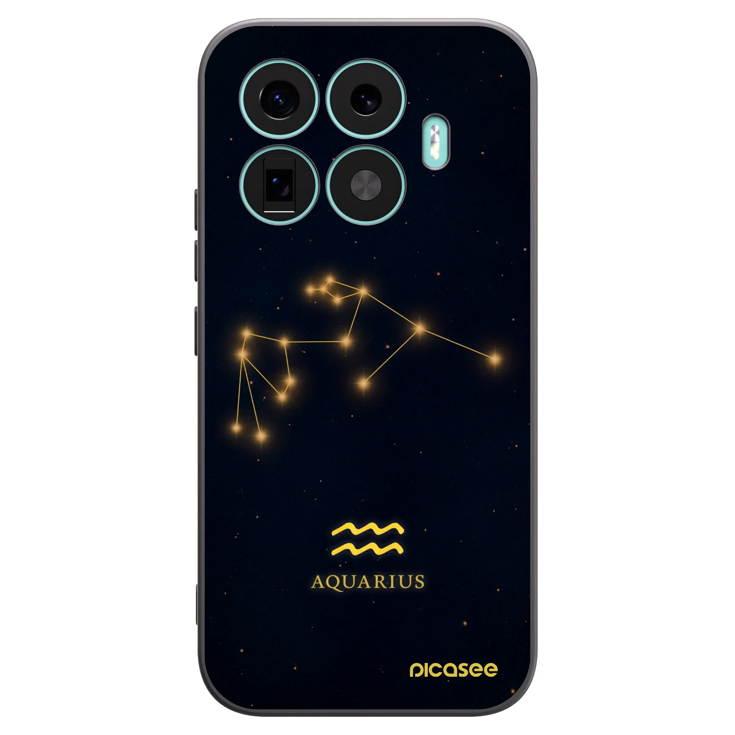 Picasee crna silikonska maskica za Xiaomi 17T - AQUARIUS