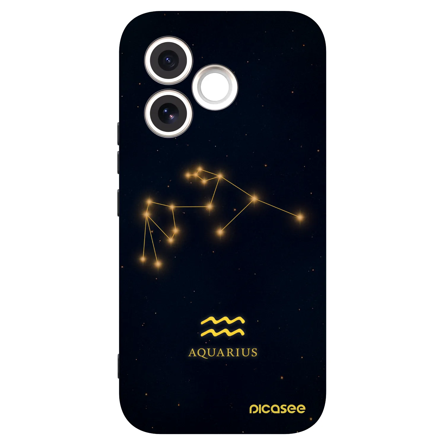 Picasee crna silikonska maskica za Honor 600 Lite - AQUARIUS