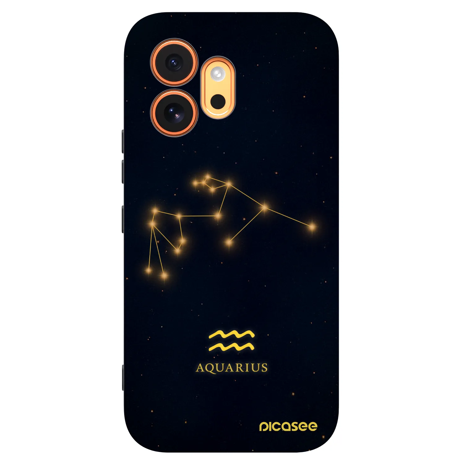 Picasee crna silikonska maskica za Honor 600 - AQUARIUS