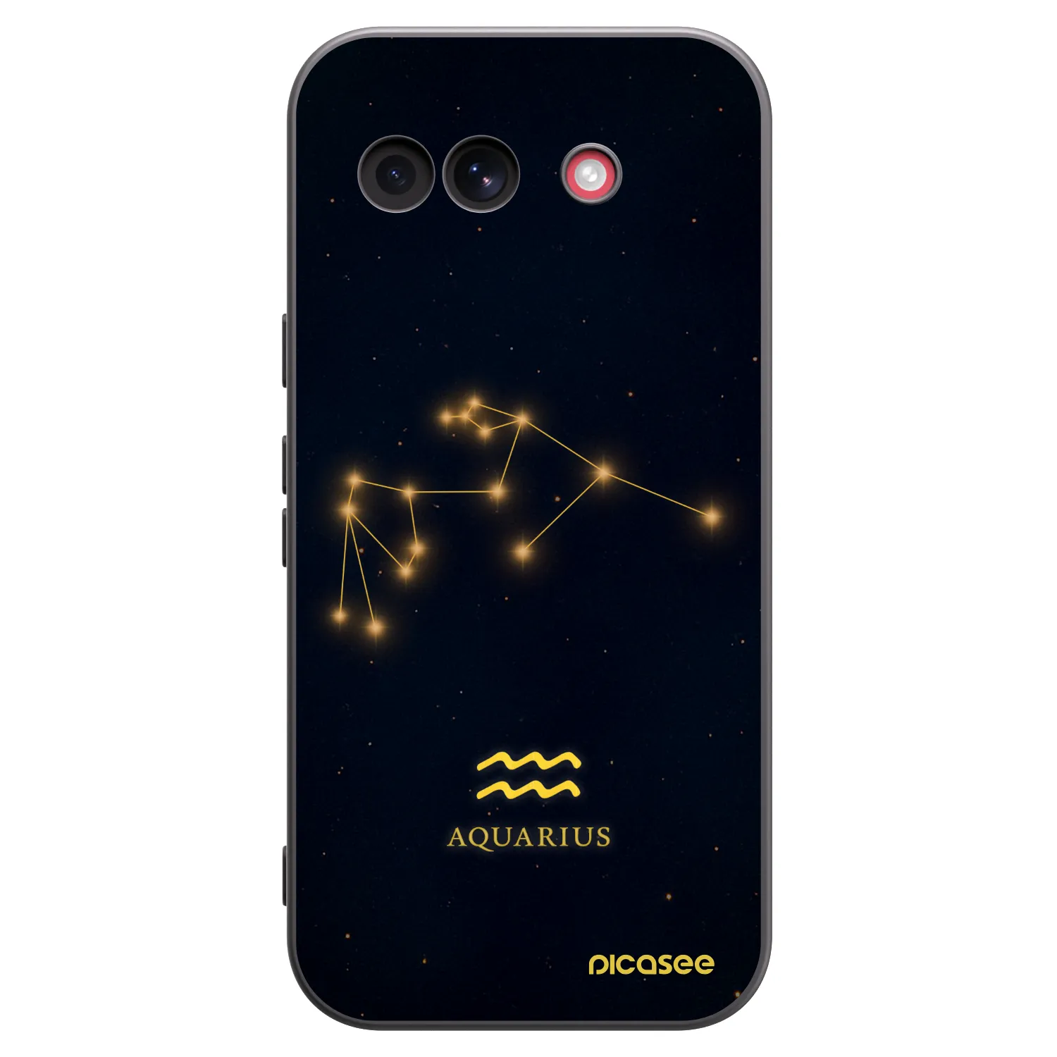 Picasee crna silikonska maskica za Google Pixel 10a - AQUARIUS