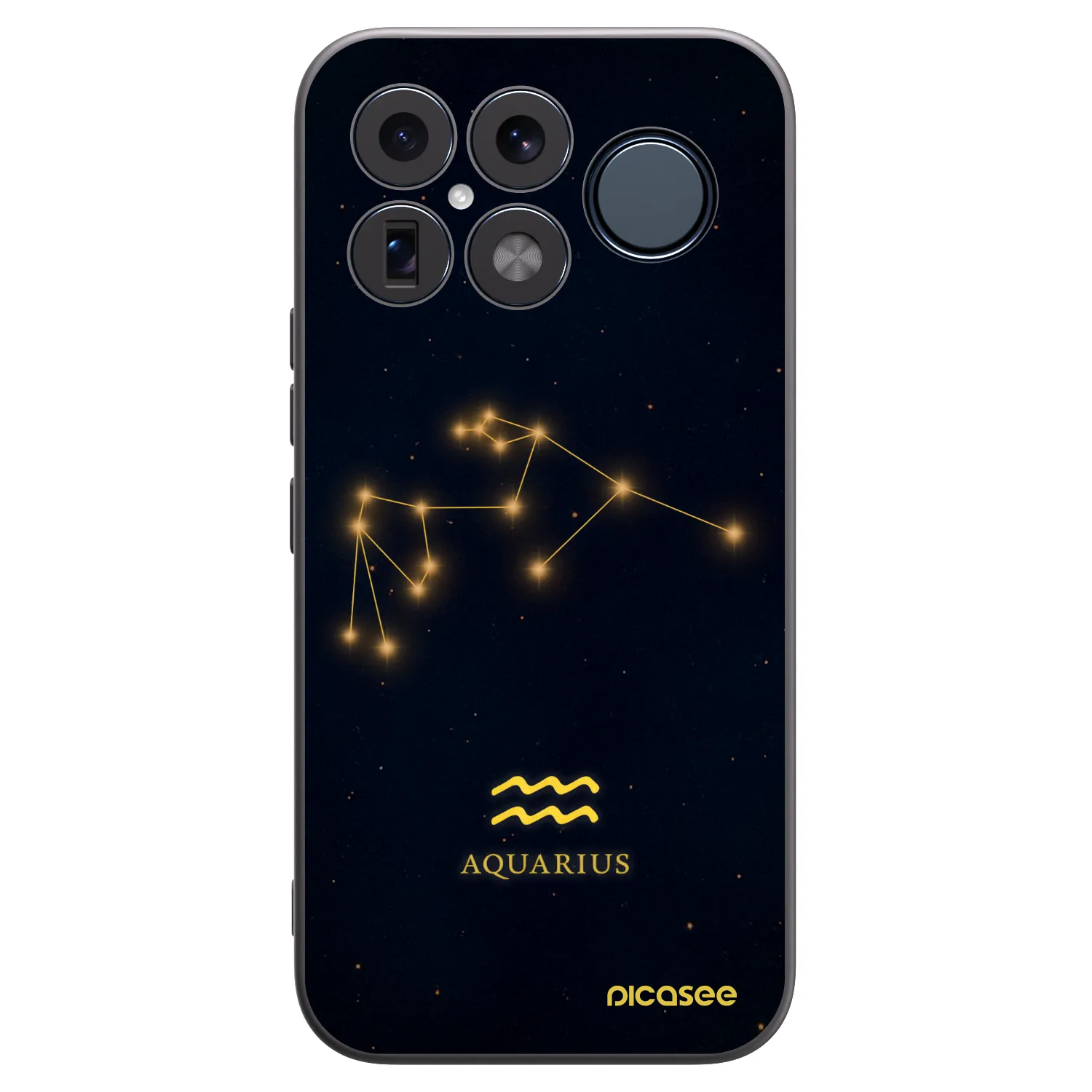 Picasee crna silikonska maskica za Xiaomi Poco F8 Ultra - AQUARIUS
