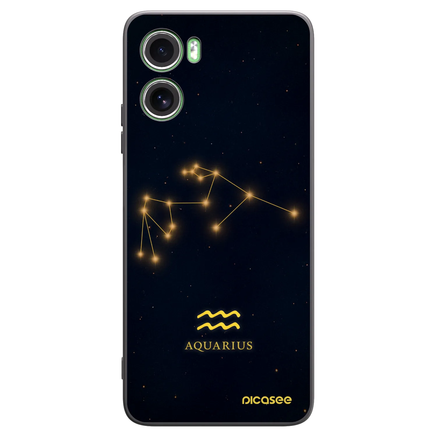 Picasee crna silikonska maskica za Motorola Moto G06 - AQUARIUS