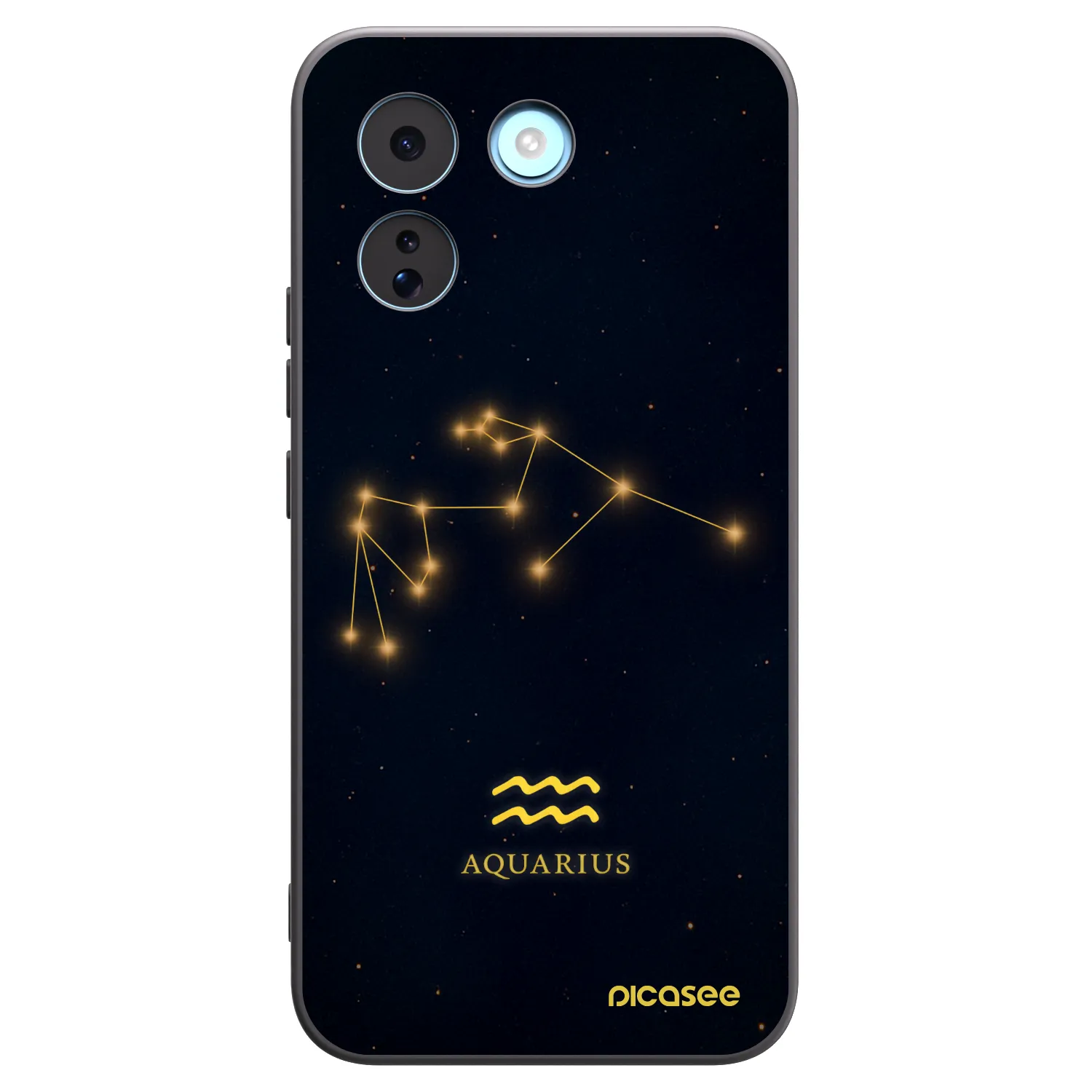 Picasee crna silikonska maskica za Xiaomi Redmi Note 17 Pro MAX 5G - AQUARIUS