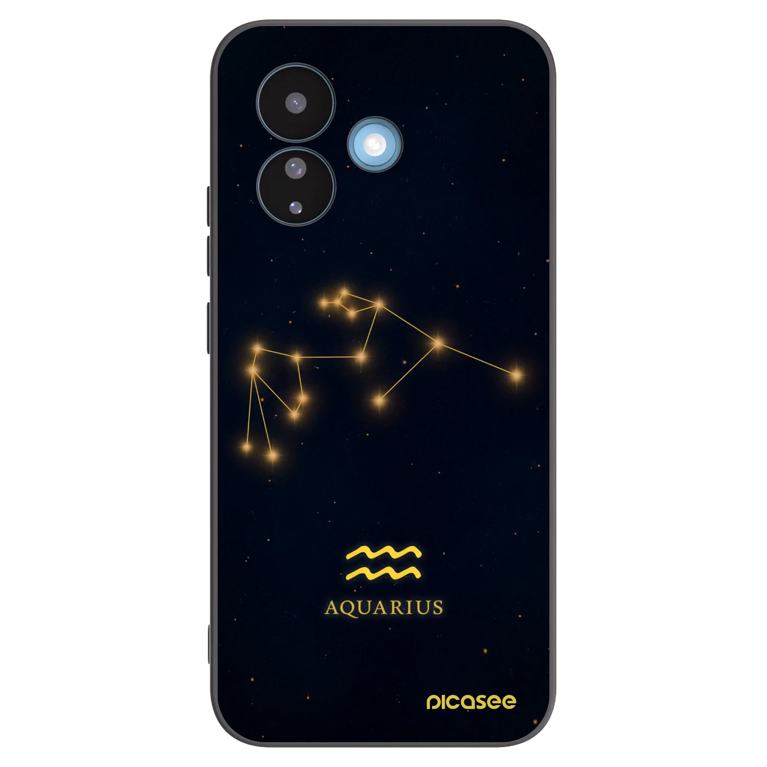 Picasee crna silikonska maskica za Xiaomi Redmi Note 17 Pro 5G - AQUARIUS